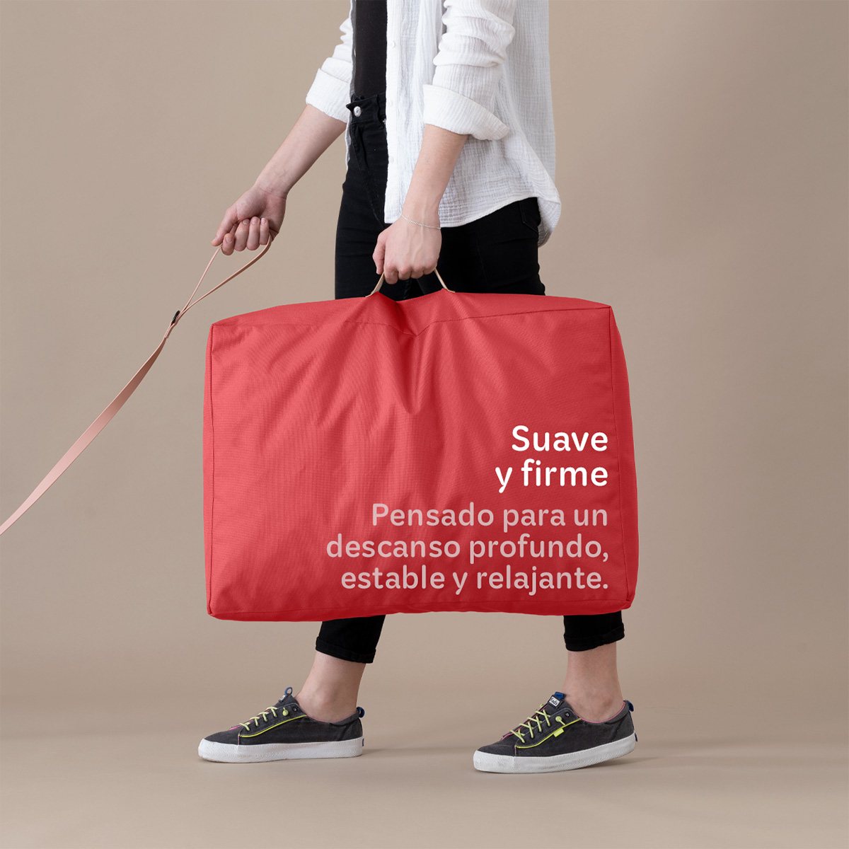 Foto 3 pulgar | Cama Para Mascotas Esquimal Roja Chica Antiestrés