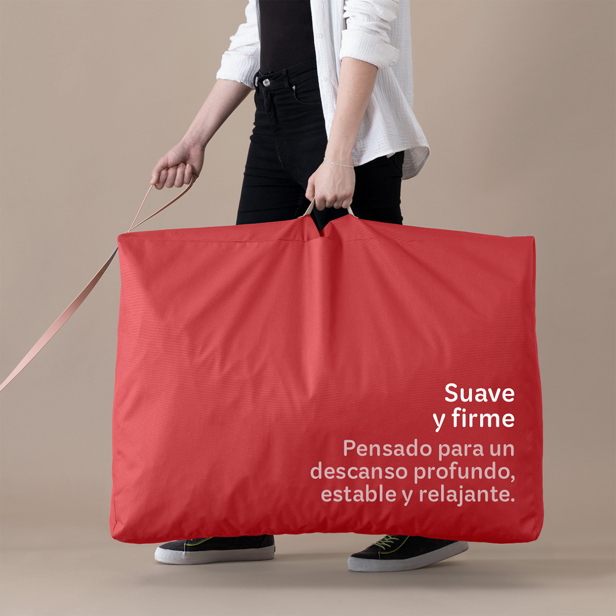 Foto 3 pulgar | Cama Para Mascotas Esquimal Roja Grande Antiestrés