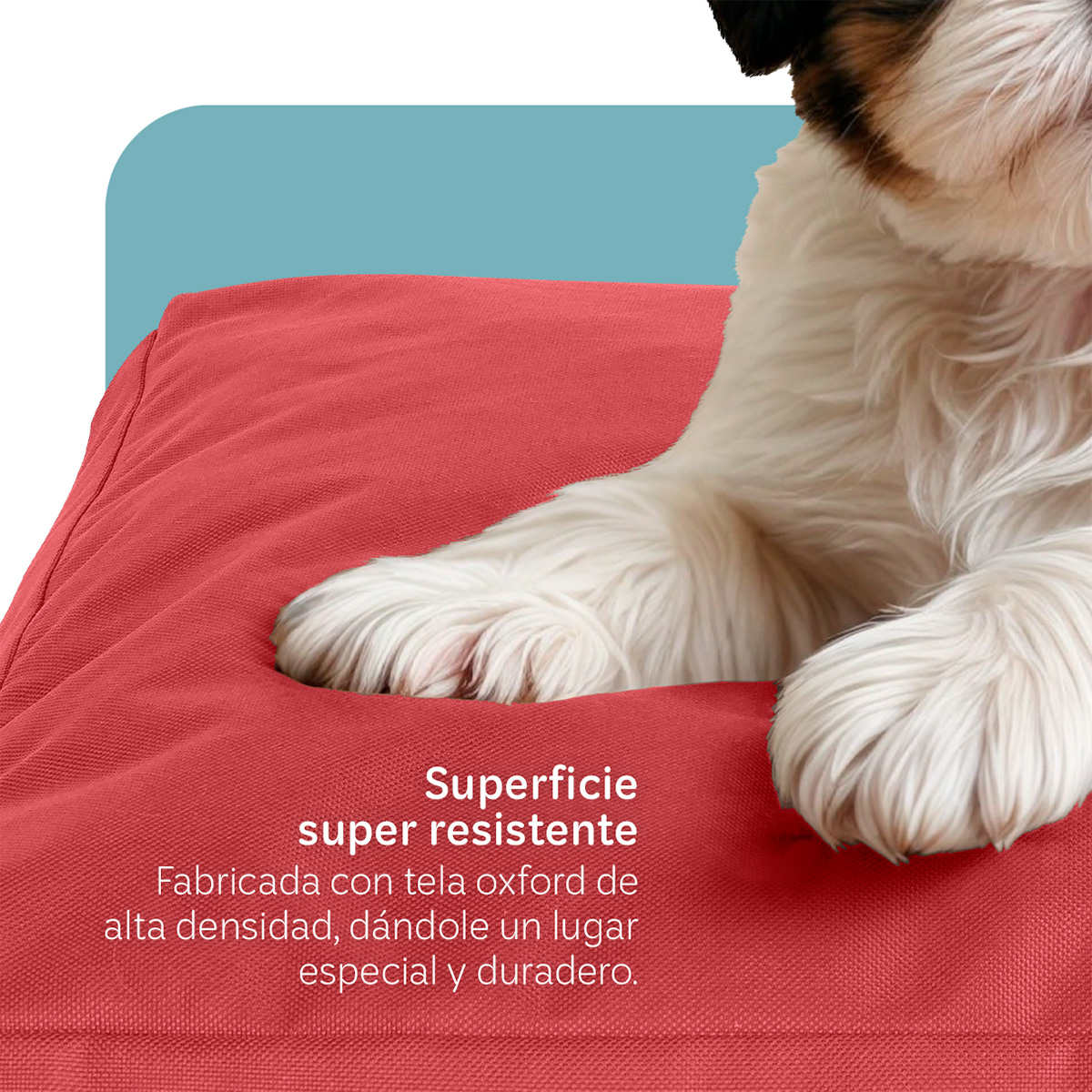 Foto 5 | Cama Para Mascotas Esquimal Roja Grande Antiestrés