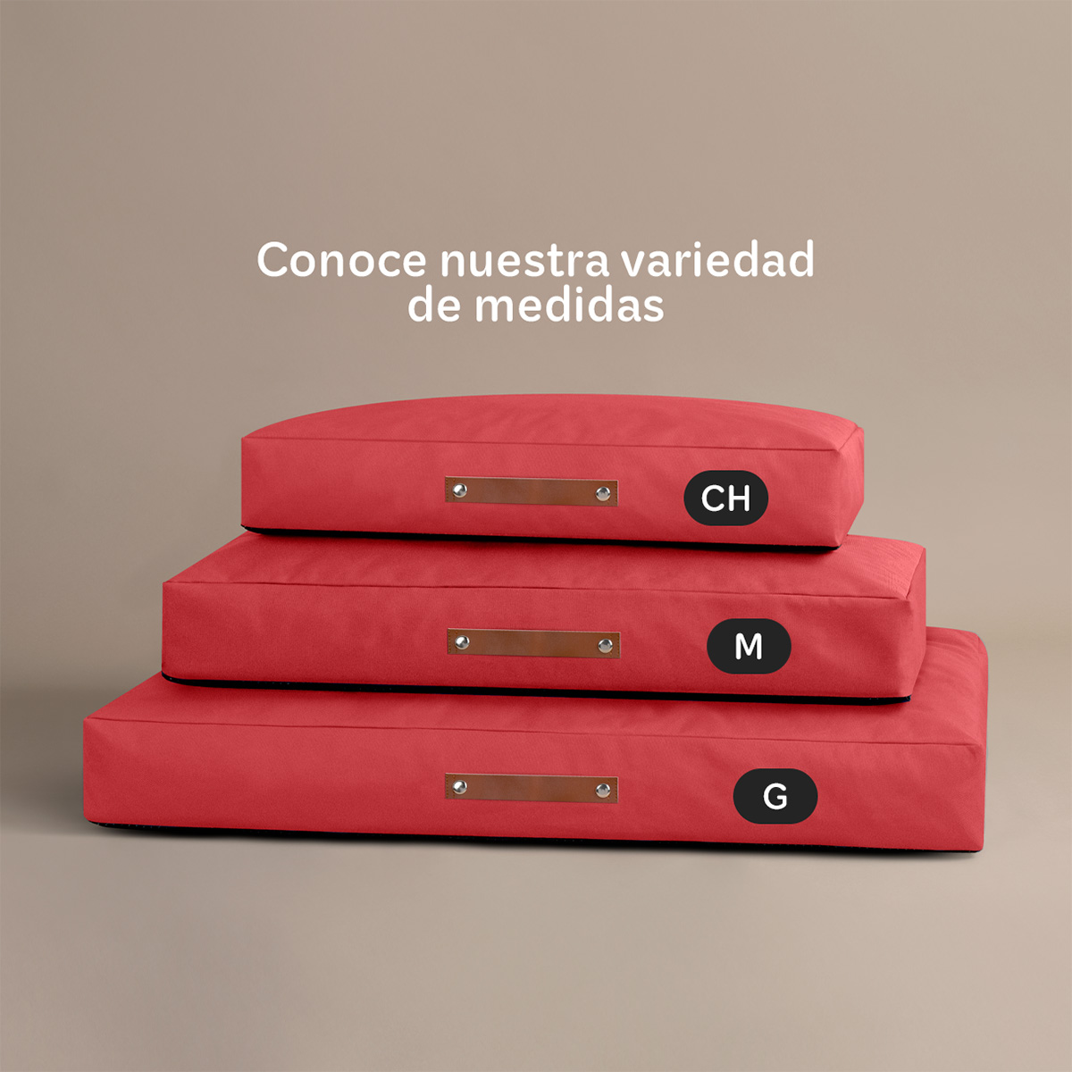 Foto 7 pulgar | Cama Para Mascotas Esquimal Roja Grande Antiestrés