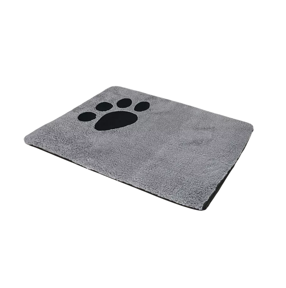 Foto 2 pulgar | Cama Tapete Sencillo Para Mascota Perro O Gato Chico Gris