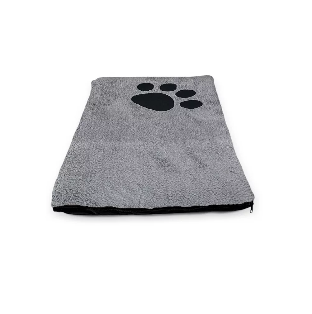 Foto 4 pulgar | Cama Tapete Sencillo Para Mascota Perro O Gato Chico Gris