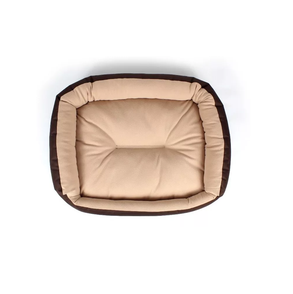 Foto 4 pulgar | Cama Para Perro O Mascota Mediana Color Café Y Beige Colchoneta