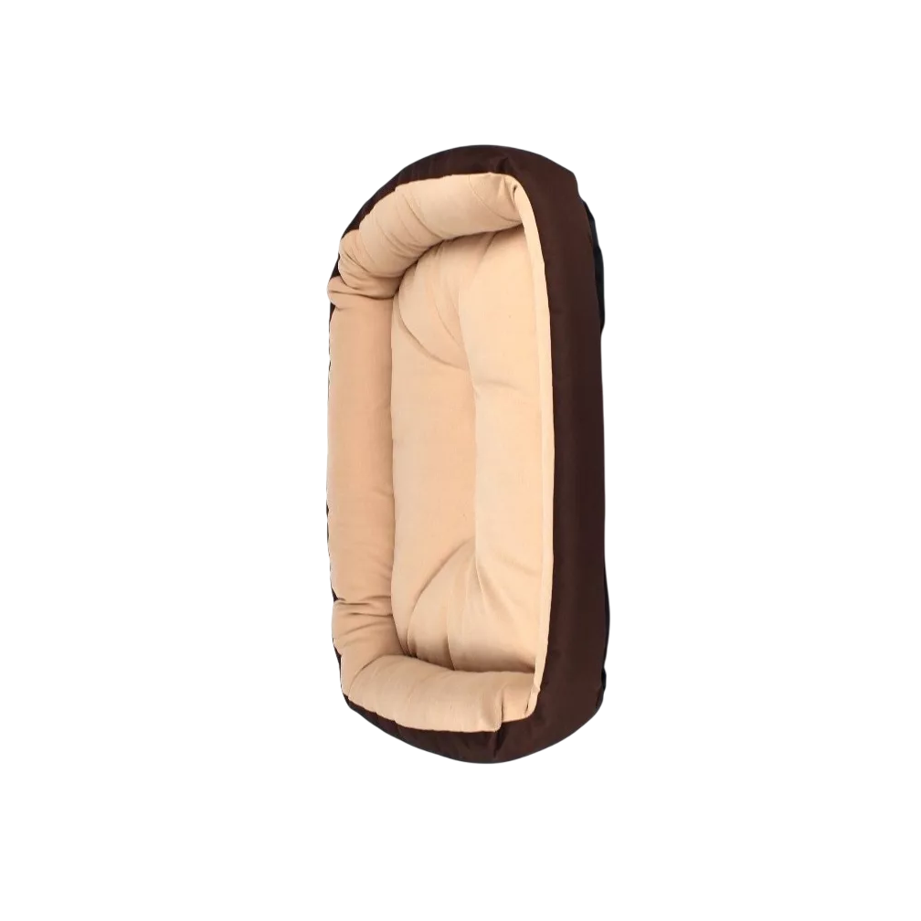 Foto 6 pulgar | Cama Para Perro O Mascota Mediana Color Café Y Beige Colchoneta