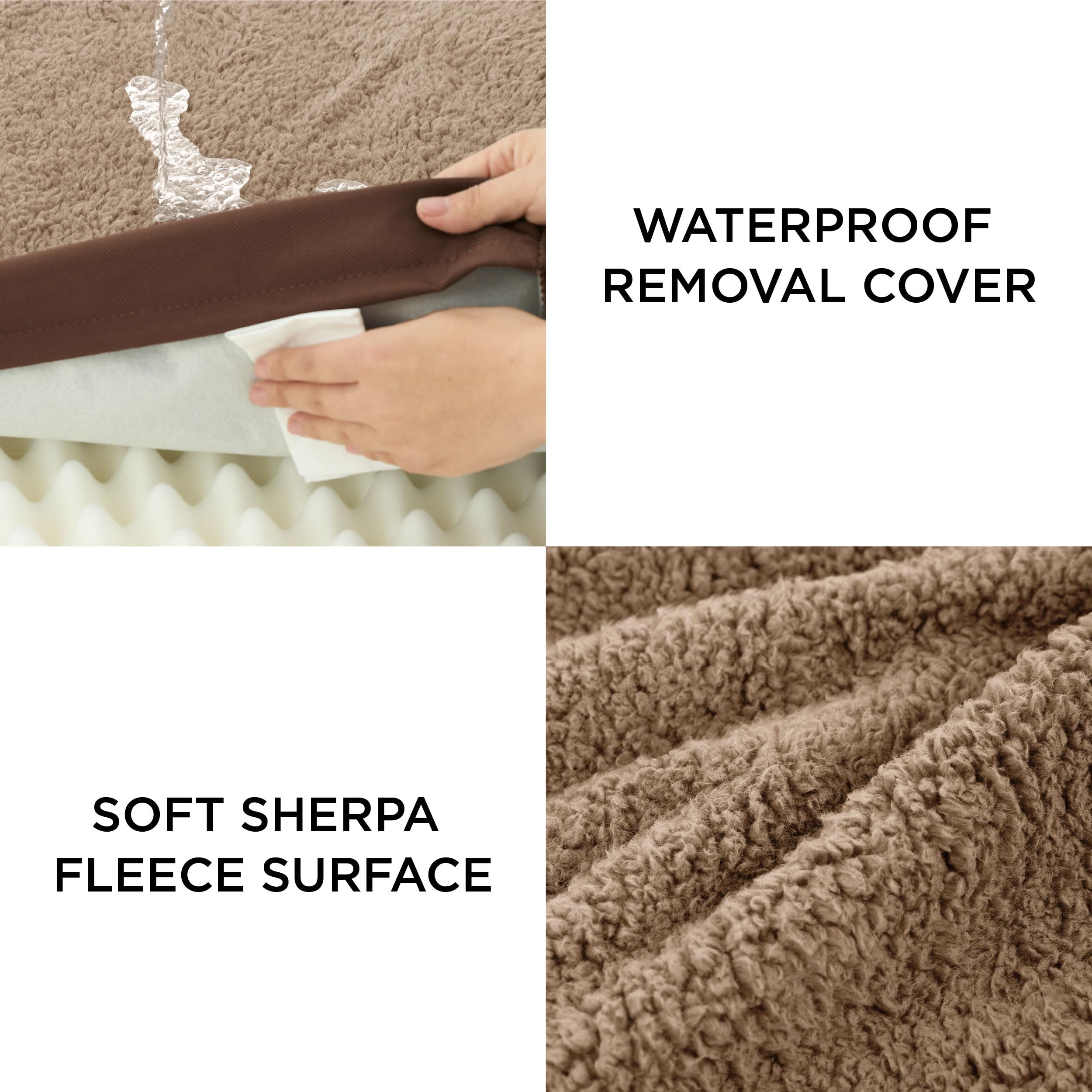 Foto 5 pulgar | Cama Ortopédica Grande Para Perros, Impermeable, Para Jaula, 40 Kg - Venta Internacional.