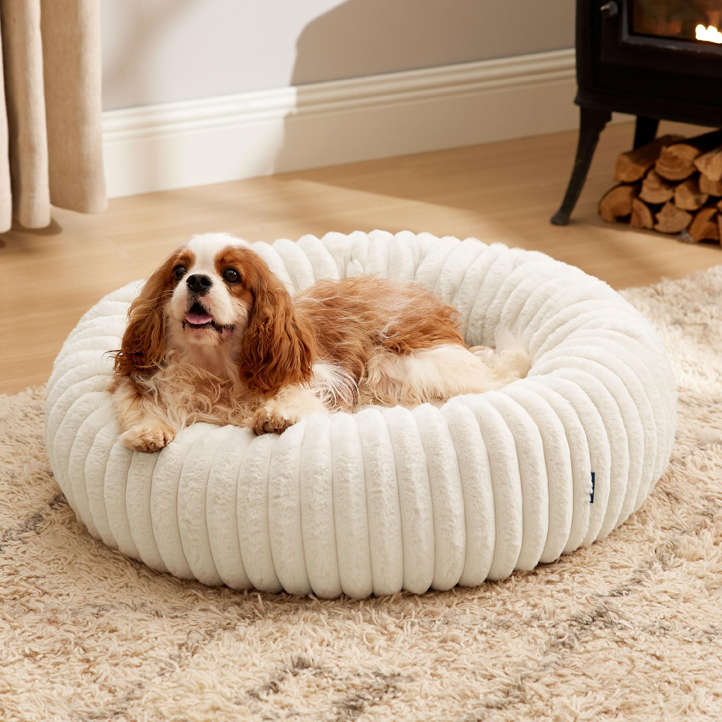 Foto 2 pulgar | Cama Para Perro Bedsure Donut, Tamaño Mediano, Lavable, Piel Sintética, Pana, Talla M - Venta Internacional.