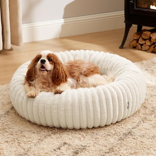 Foto 1 | Cama Para Perro Bedsure Donut, Tamaño Mediano, Lavable, Piel Sintética, Pana, Talla M - Venta Internacional.