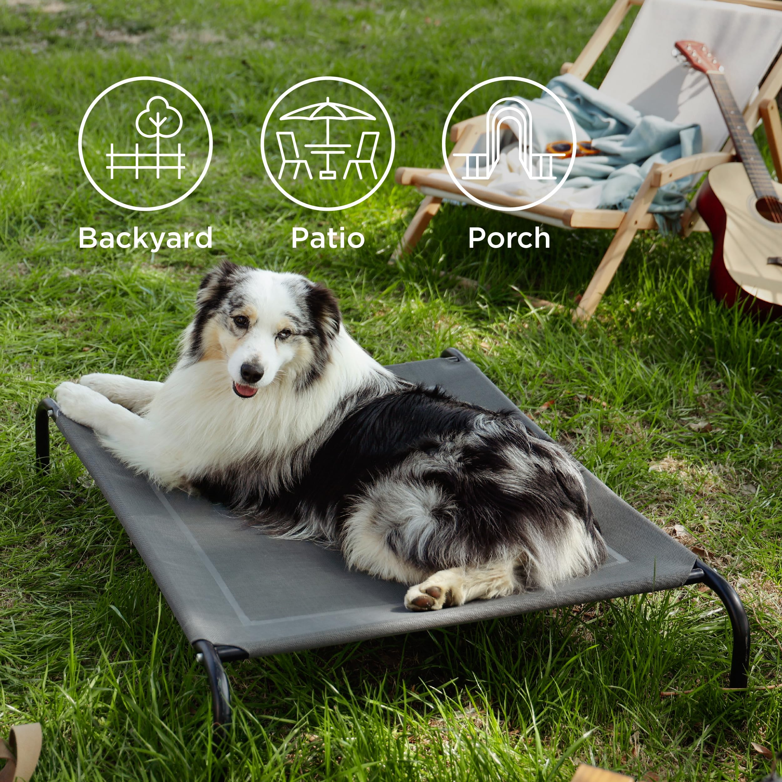 Foto 4 pulgar | Cama Para Perros Bedsure Xl Con Refrigeración Elevada Teslin Mesh - Venta Internacional.
