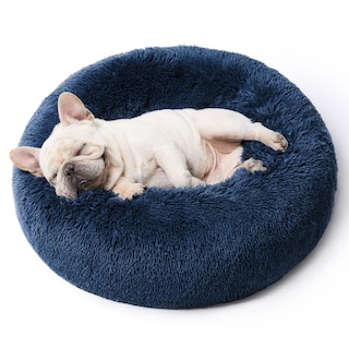 Foto 1 | Cama Para Mascotas Calming Donut, Lavable Para Perros Pequeños, Color Azul Marino - Venta Internacional.