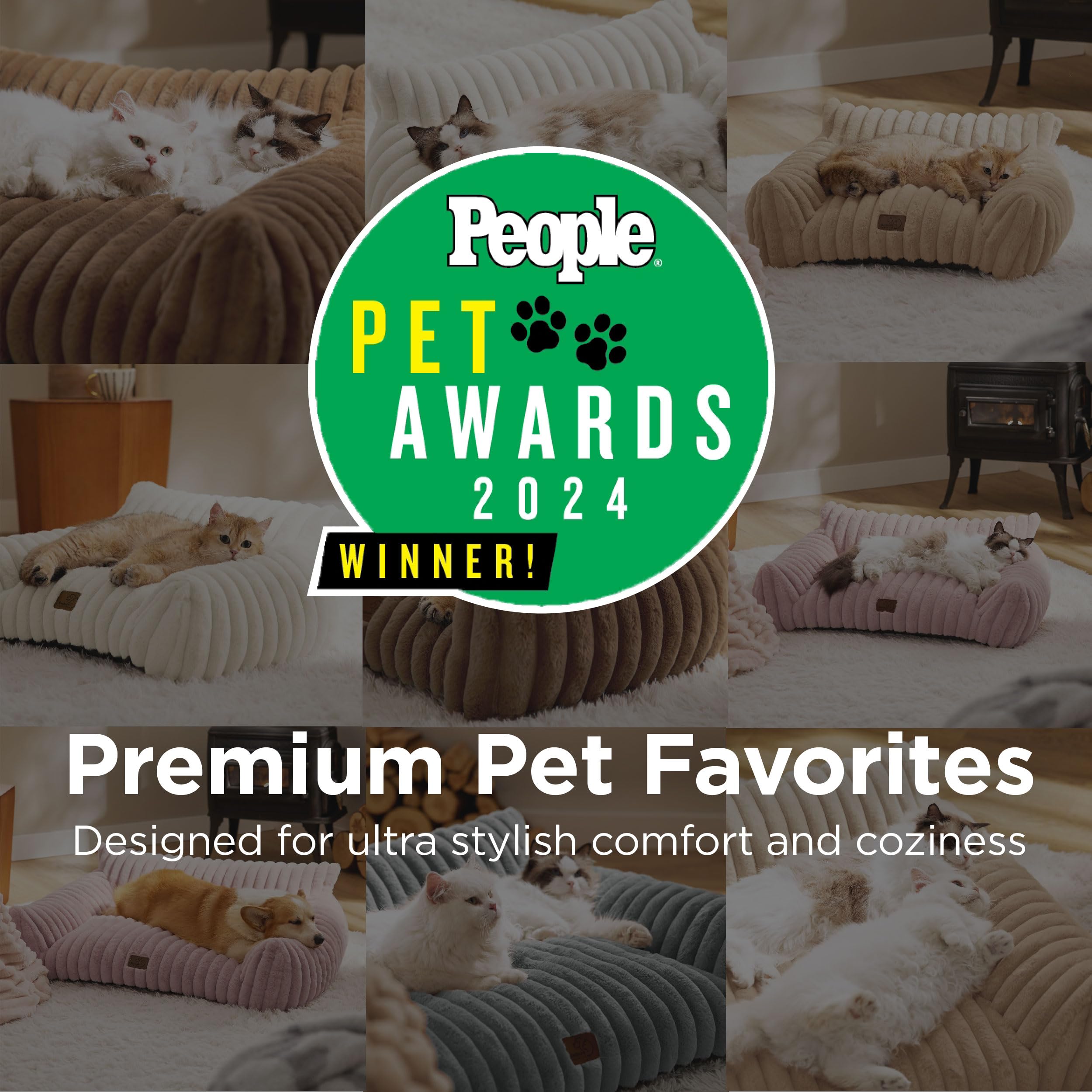 Foto 3 pulgar | Sofá Para Mascotas Bedsure, Bonito Sofá Con Forma De Gato Para Mascotas, Perros Pequeños Y Medianos - Venta Interna