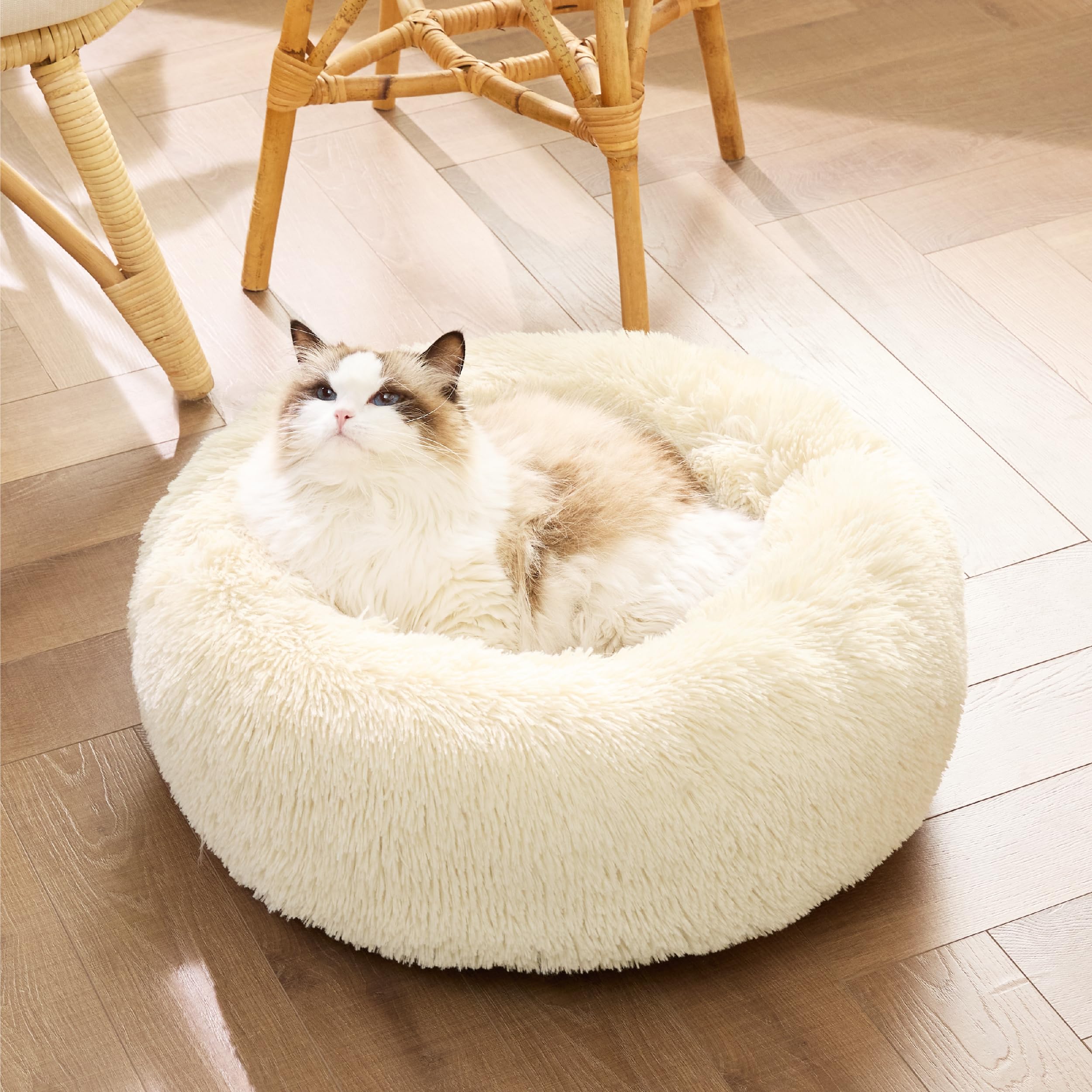 Foto 8 pulgar | Cama Calmante Para Gatos, Pequeña, Lavable, Redonda, Con Leche De Avena, 7 Kg - Venta Internacional.