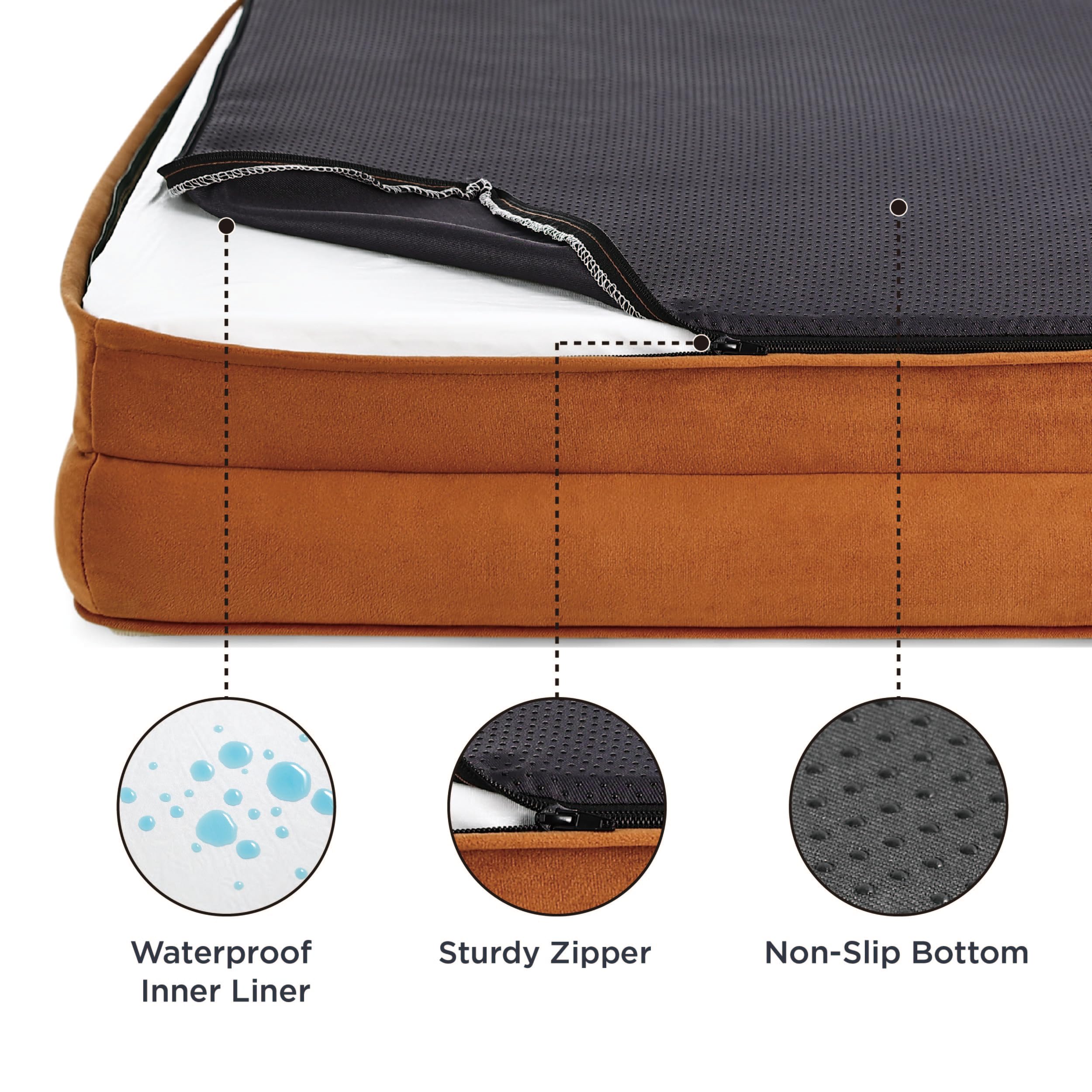 Foto 4 pulgar | Cama Ortopédica Para Perros Grandes Con Funda Lavable - Venta Internacional.