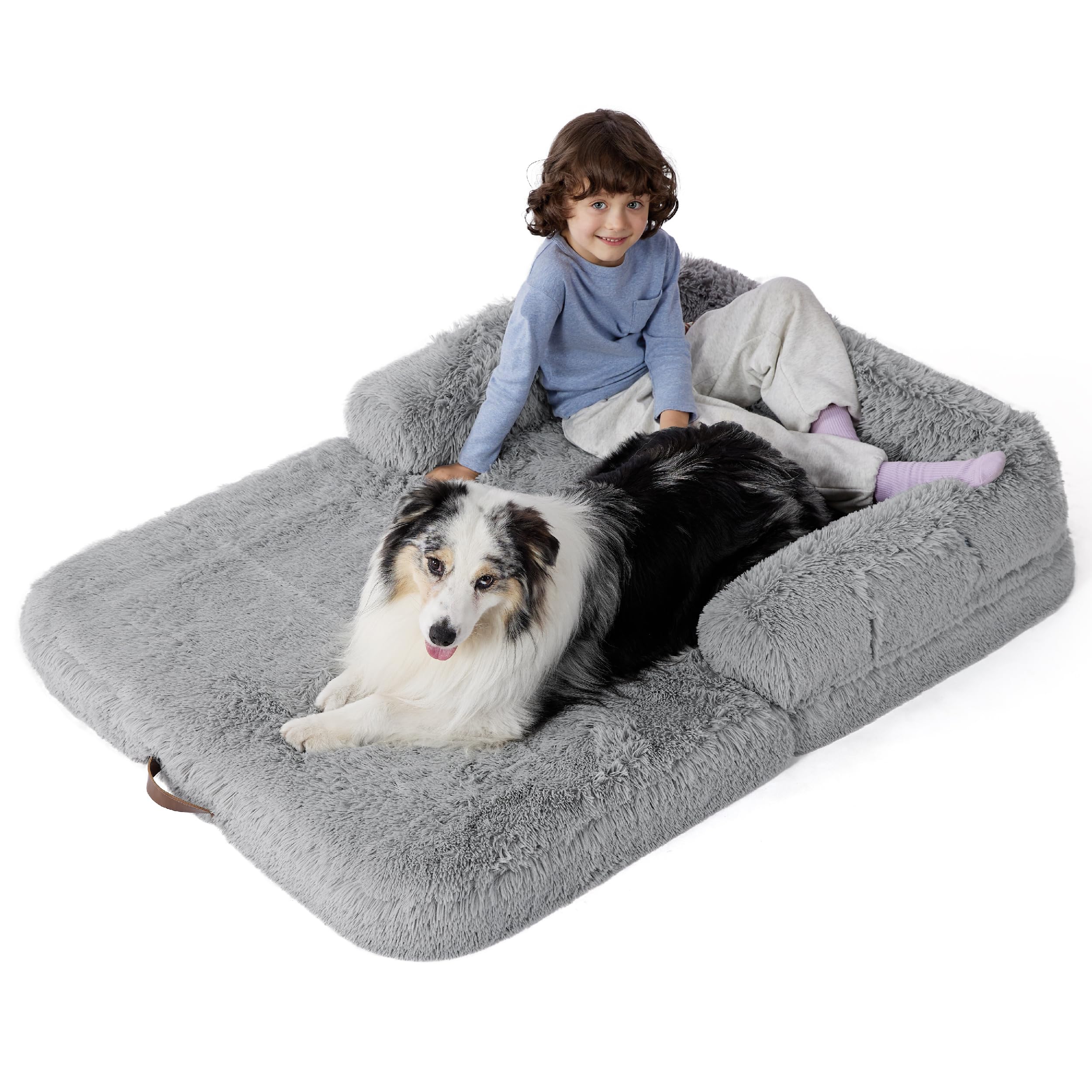 Cama Plegable Para Perros Humanos Para Niños Con Tapete De Espuma De Huevo - Venta Internacional.