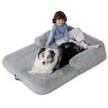 Cama Plegable Para Perros Humanos Para Niños Con Tapete De Espuma De Huevo - Venta Internacional.