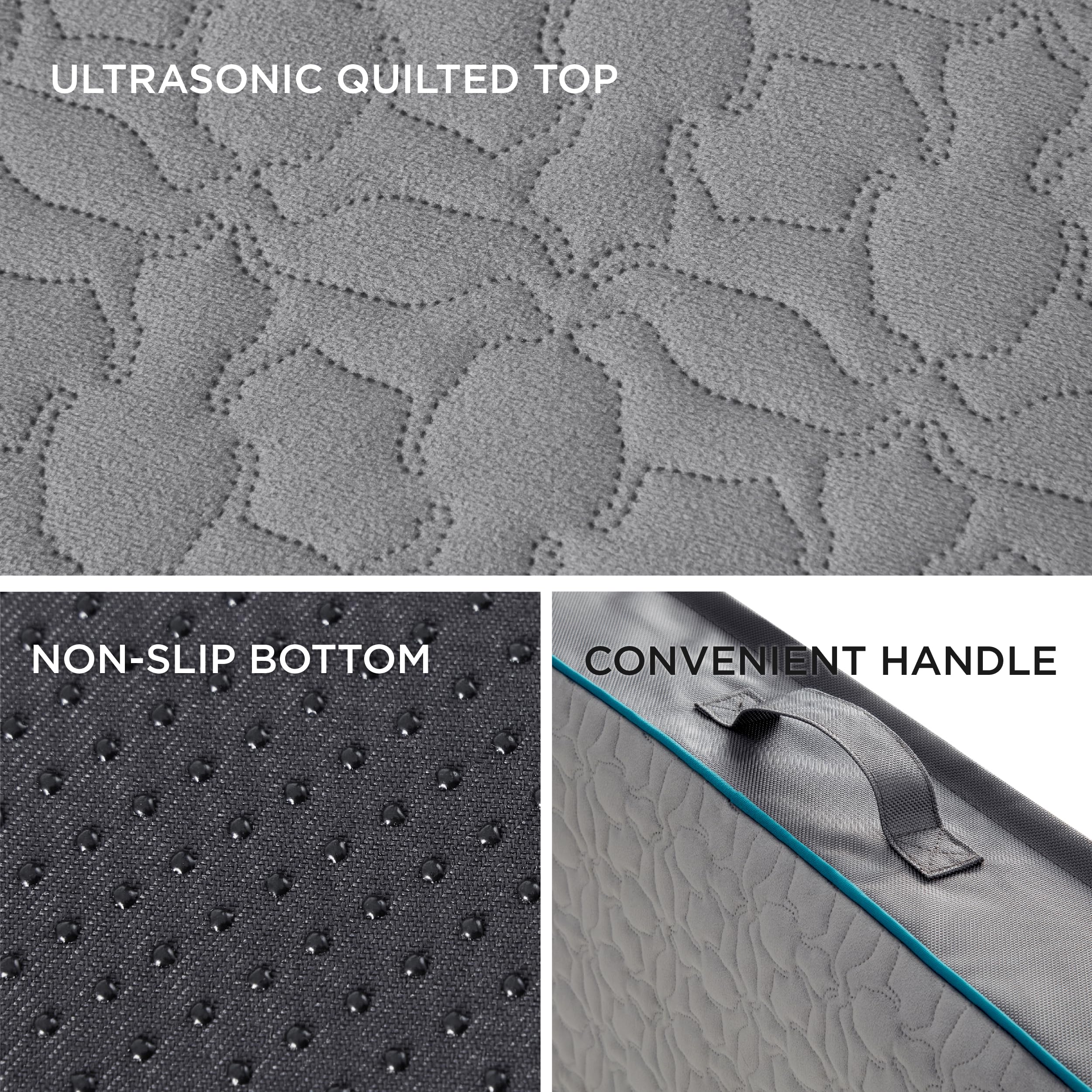 Foto 5 pulgar | Cama Para Perros Bedsure, Espuma Viscoelástica Ortopédica Para Perros Medianos, Color Gris - Venta Internacional.
