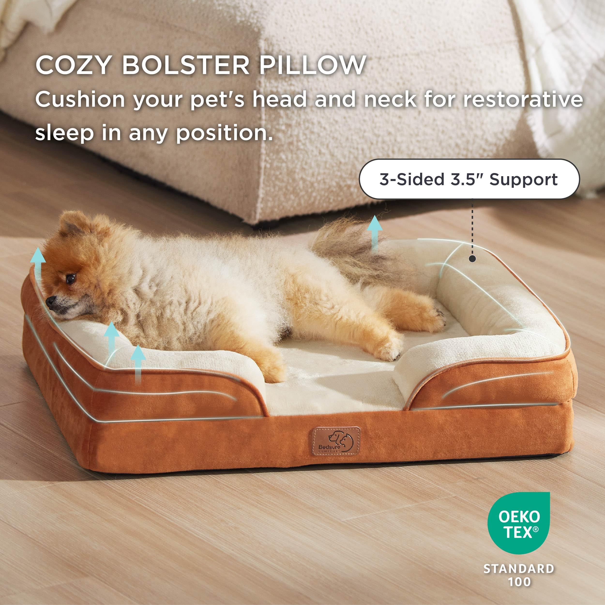 Foto 4 | Cama Ortopédica Para Perros, Pequeña, Lavable Con Forro Impermeable - Venta Internacional.