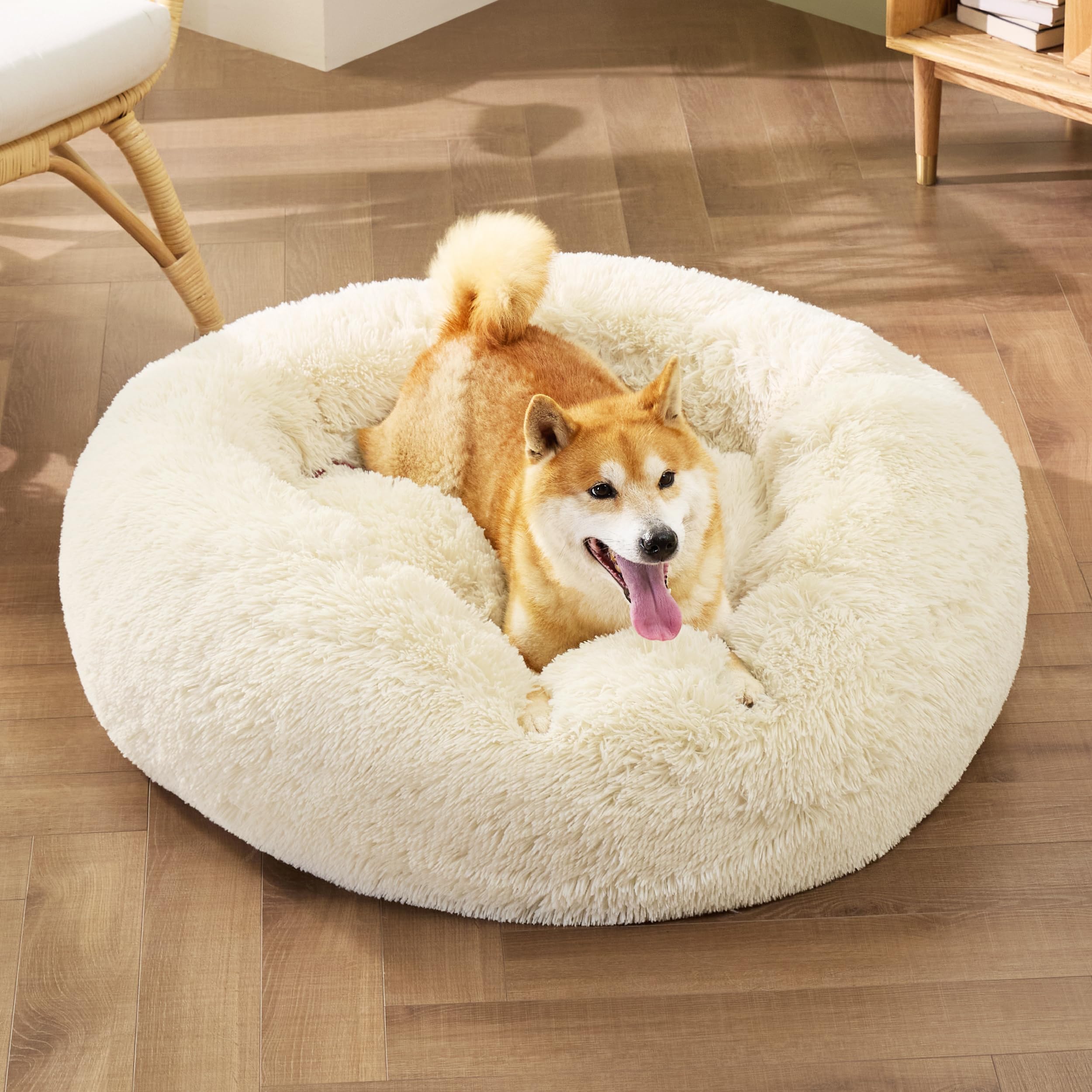 Foto 5 pulgar | Cama Para Perros Bedsure Calming Donut, Lavable Para Perros Medianos - Venta Internacional.