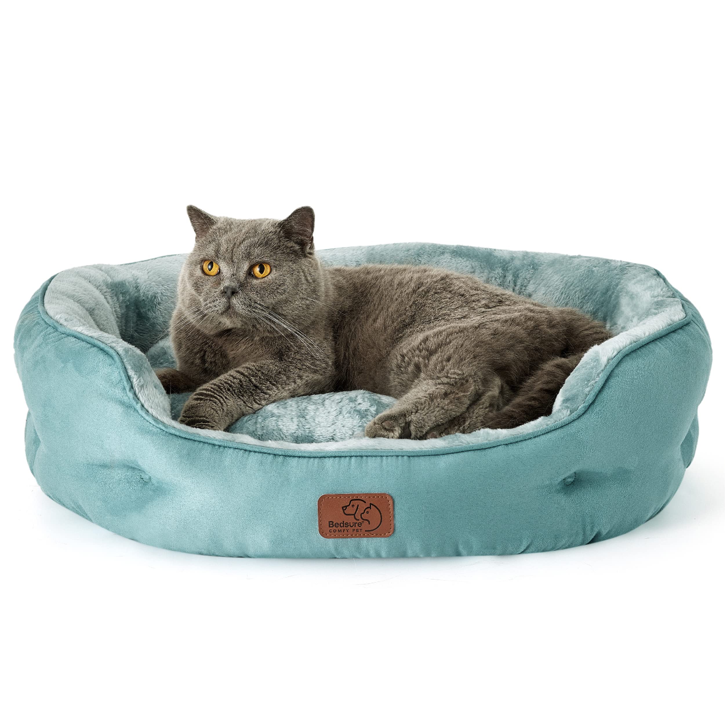 Cama Para Mascotas Para Perros Y Gatos Pequeños, Lavable, 25 Cm, Azul - Venta Internacional.