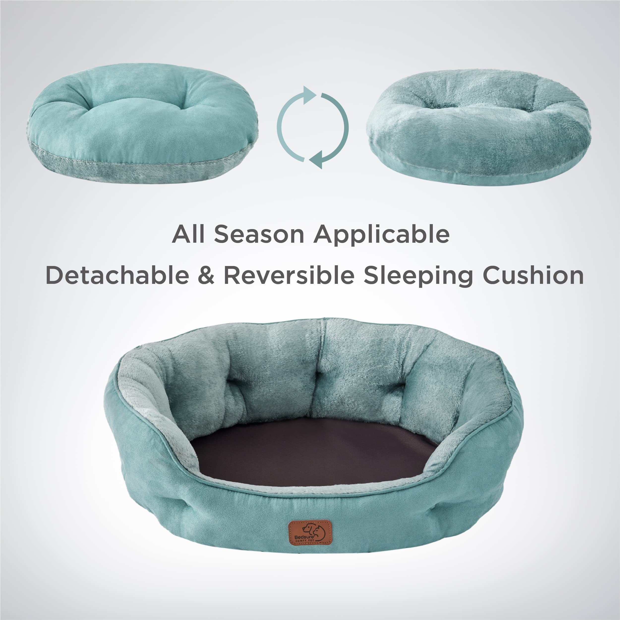 Foto 6 pulgar | Cama Para Mascotas Para Perros Y Gatos Pequeños, Lavable, 25 Cm, Azul - Venta Internacional.