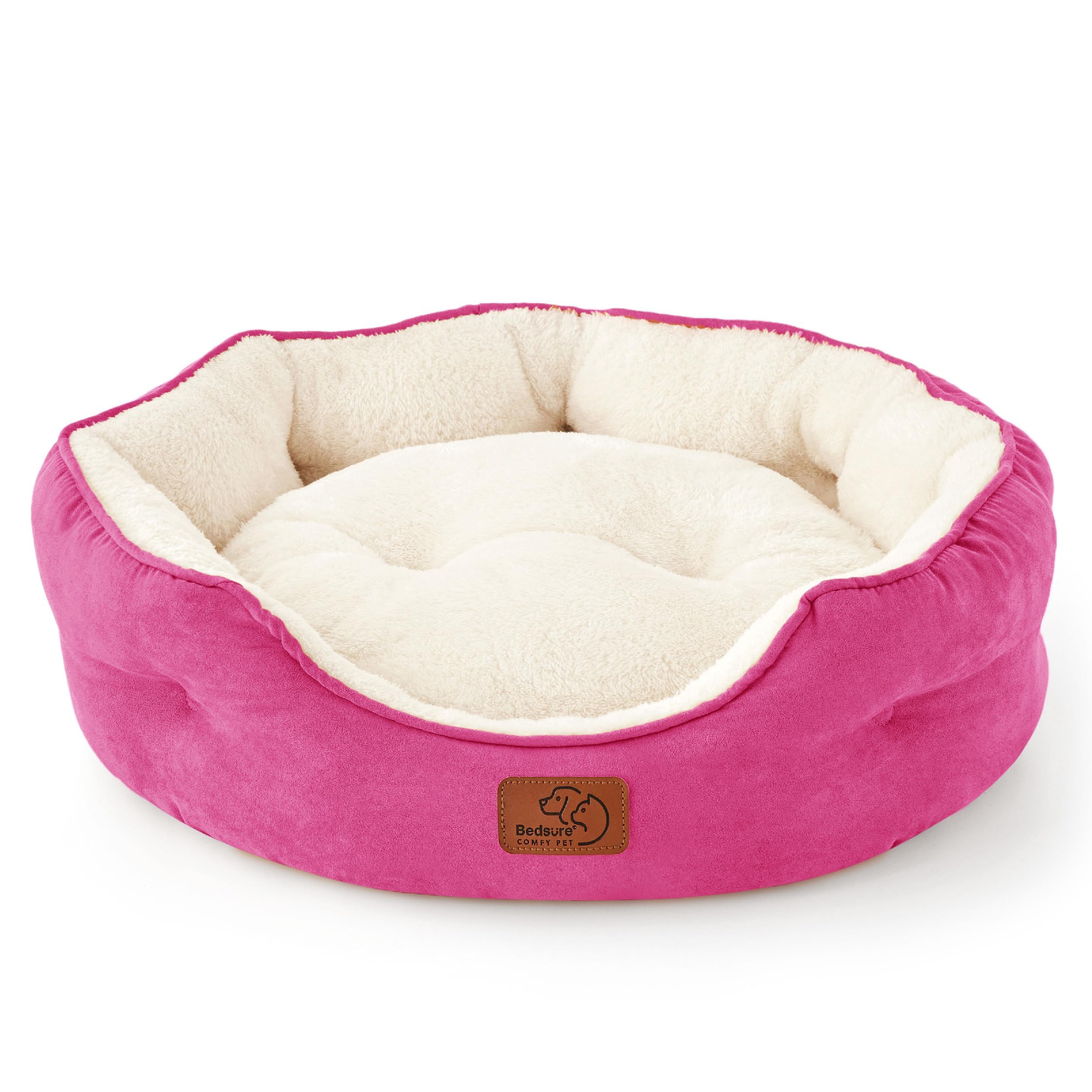 Foto 2 pulgar | Cama Redonda Para Mascotas Para Perros Y Gatos Pequeños, Bolsita Rosa - Venta Internacional.