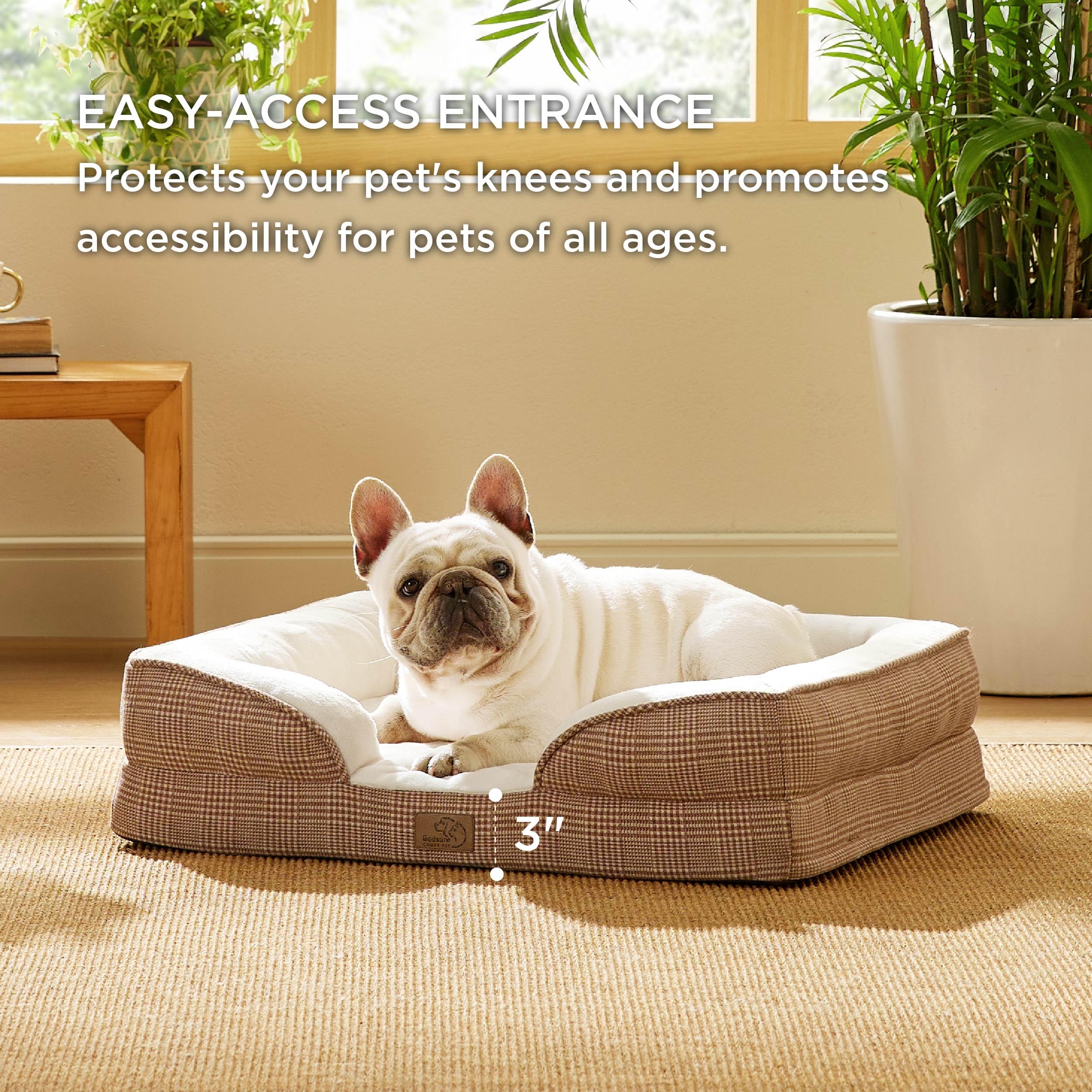 Foto 5 | Cama Ortopédica Para Perros, Impermeable, Para Perros Medianos - Venta Internacional.
