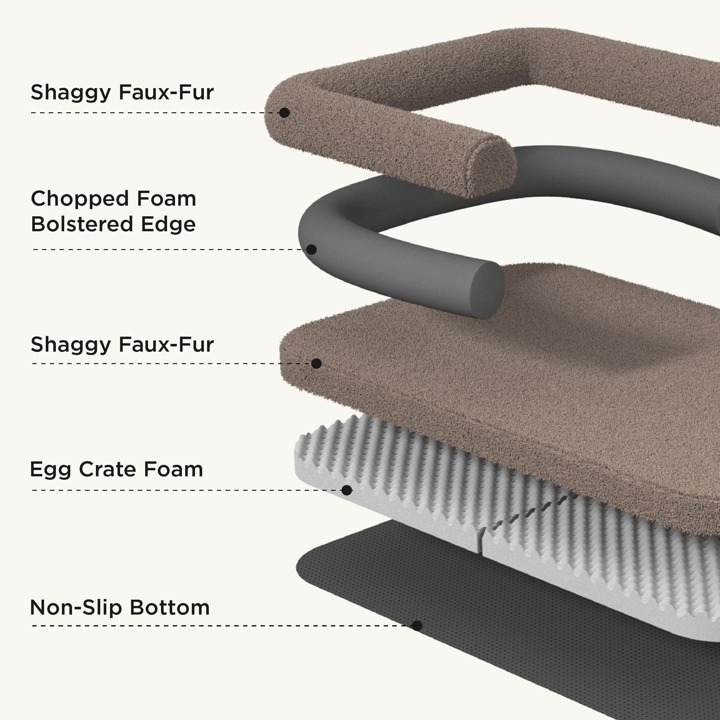 Foto 4 pulgar | Cama Plegable Para Perros Humanos Para Niños Con Soporte De Espuma De Huevo - Venta Internacional.