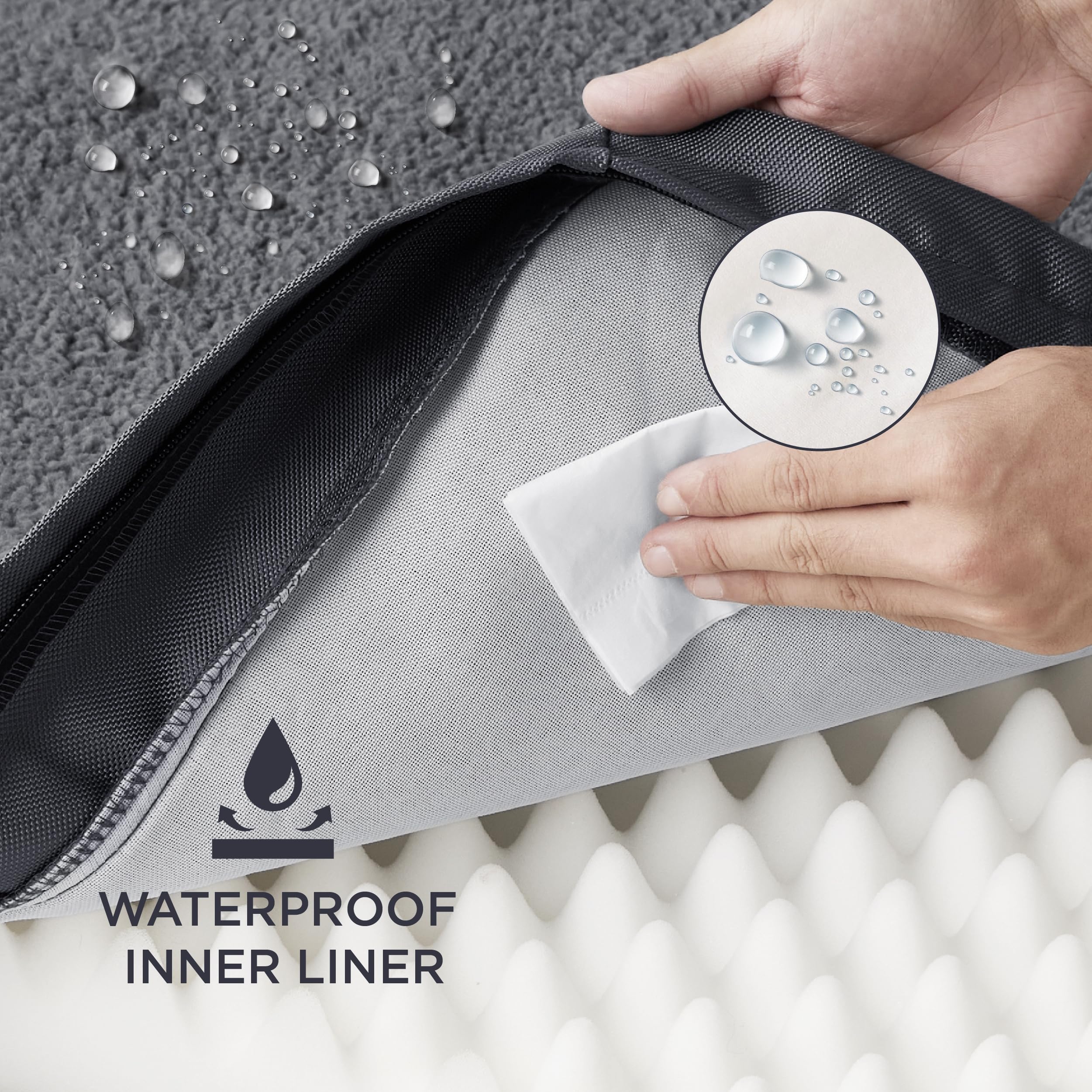 Foto 5 pulgar | Cama Ortopédica Para Perros, Impermeable, Grande, Para Mascotas De 45 Kg - Venta Internacional.