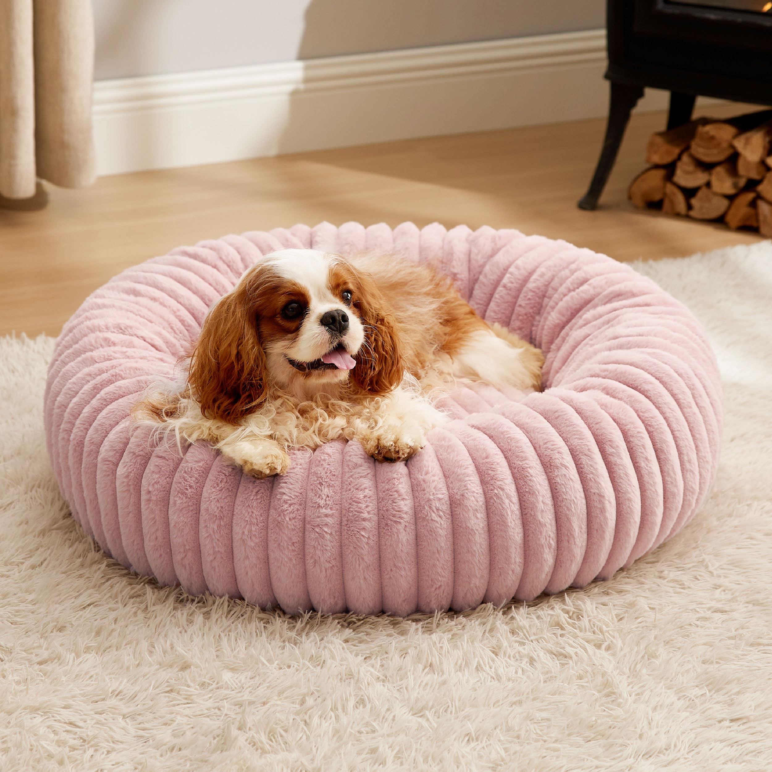 Foto 8 pulgar | Cama Para Perro Bedsure Donut, Lavable, De Piel Sintética, Forro Polar - Venta Internacional.