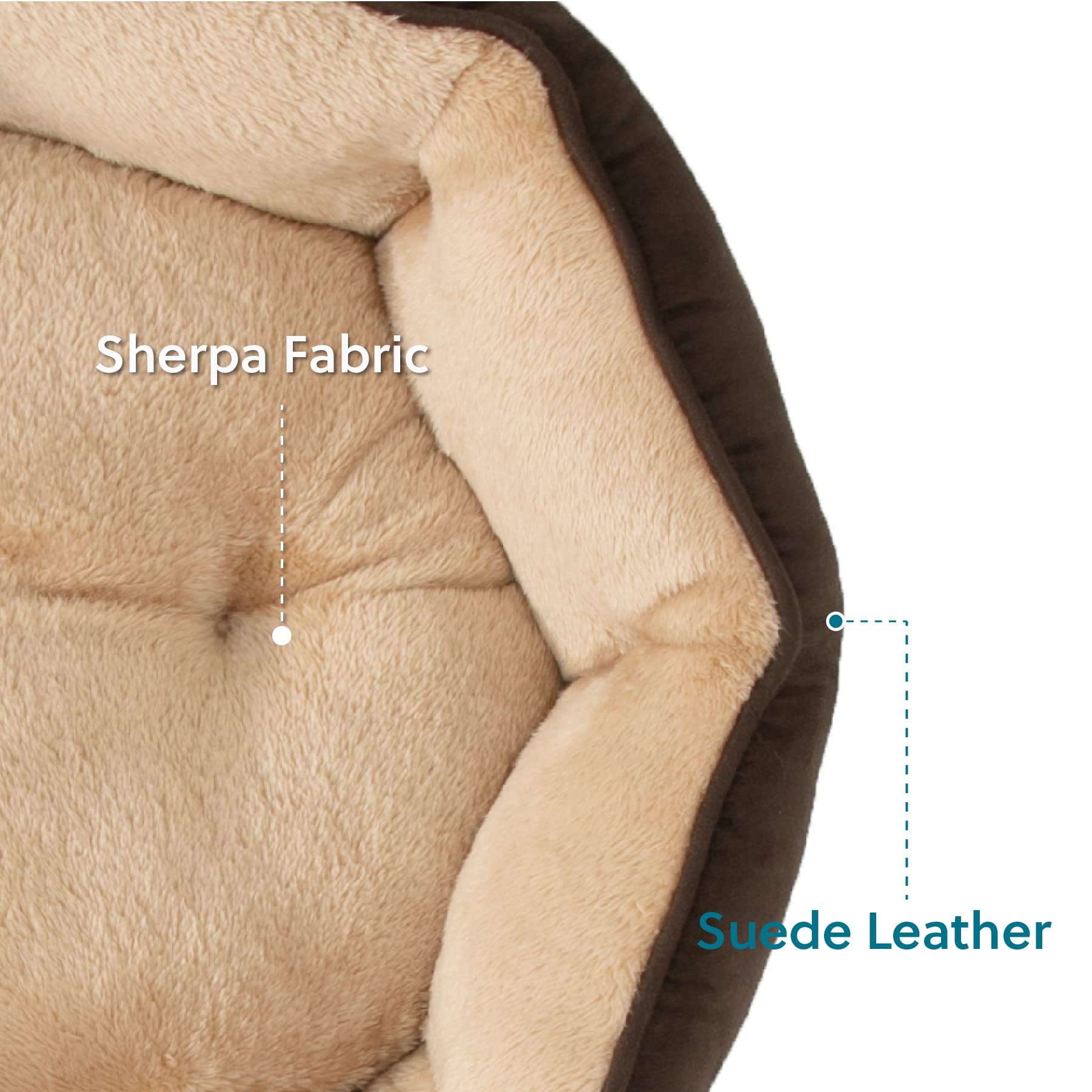 Foto 3 pulgar | Cama Para Mascotas Para Perros Y Gatos Pequeños, Color Marrón, 63,5 Cm - Venta Internacional.