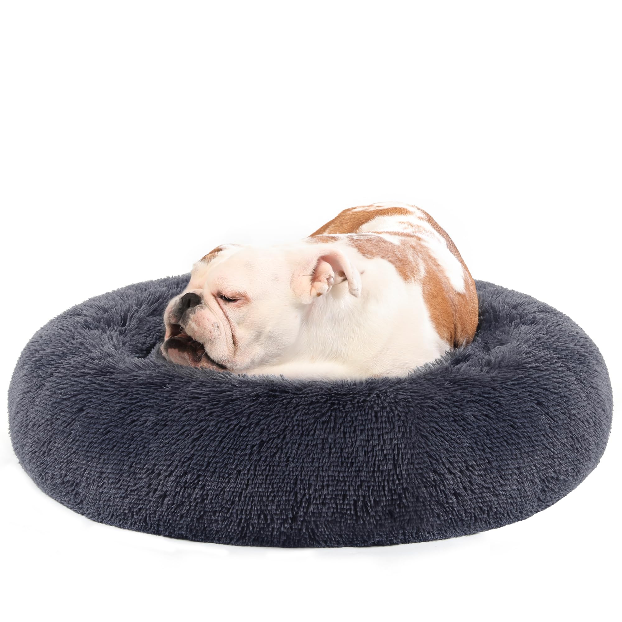 Foto 2 pulgar | Feandrea Cama De Perros, Cama Para Mascotas, Diámetro De 80 Cm, Cojín Central Extraíble Y Lavable, Alfombra De Felp