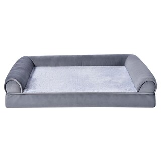 Foto 1 | Cama Para Mascotas Amazon Basics, Sofá De Espuma Para Sala De Estar, Color Gris, 76 X 51 Cm - Venta Internacional.