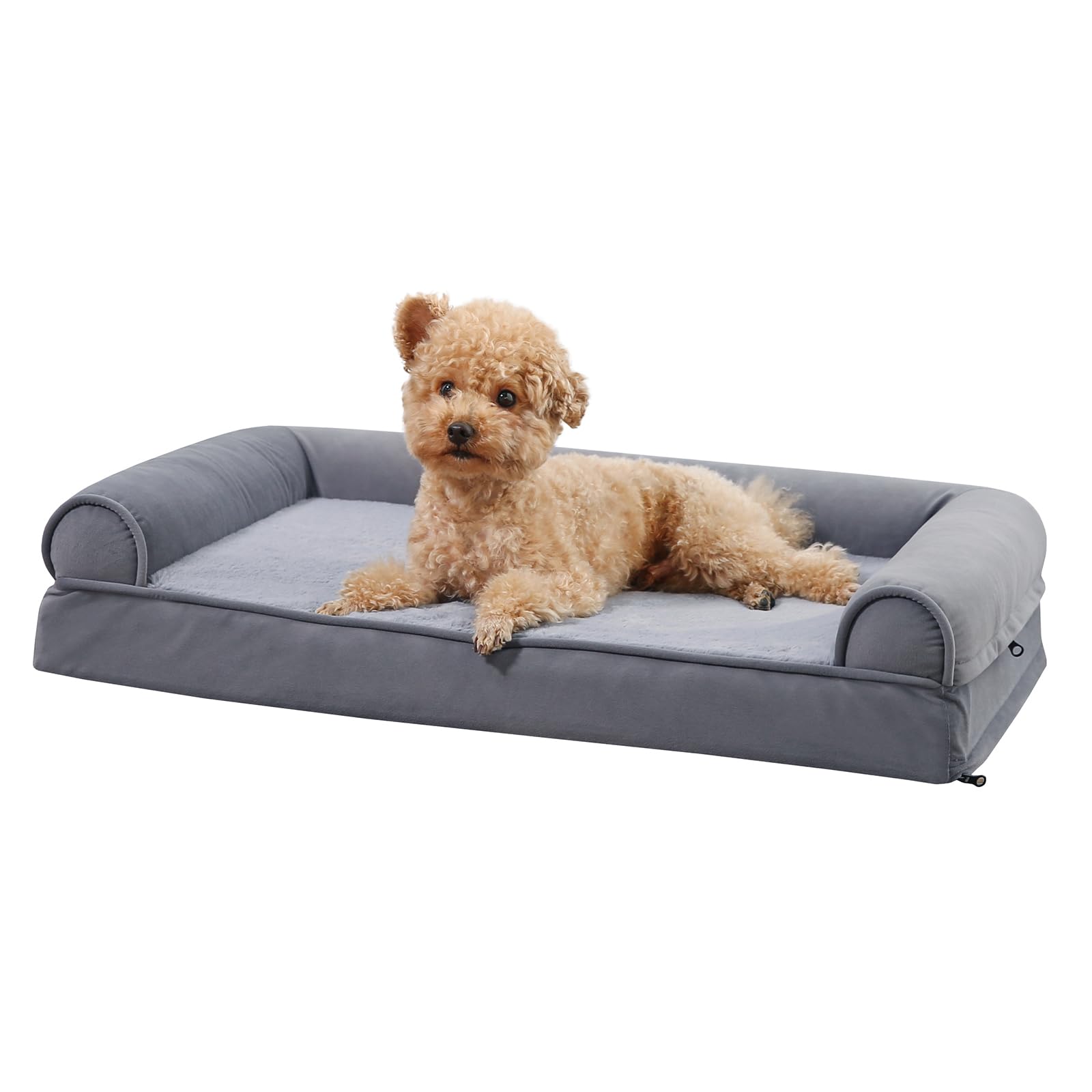Foto 3 pulgar | Cama Para Mascotas Amazon Basics, Sofá De Espuma Para Sala De Estar, Color Gris, 76 X 51 Cm - Venta Internacional.