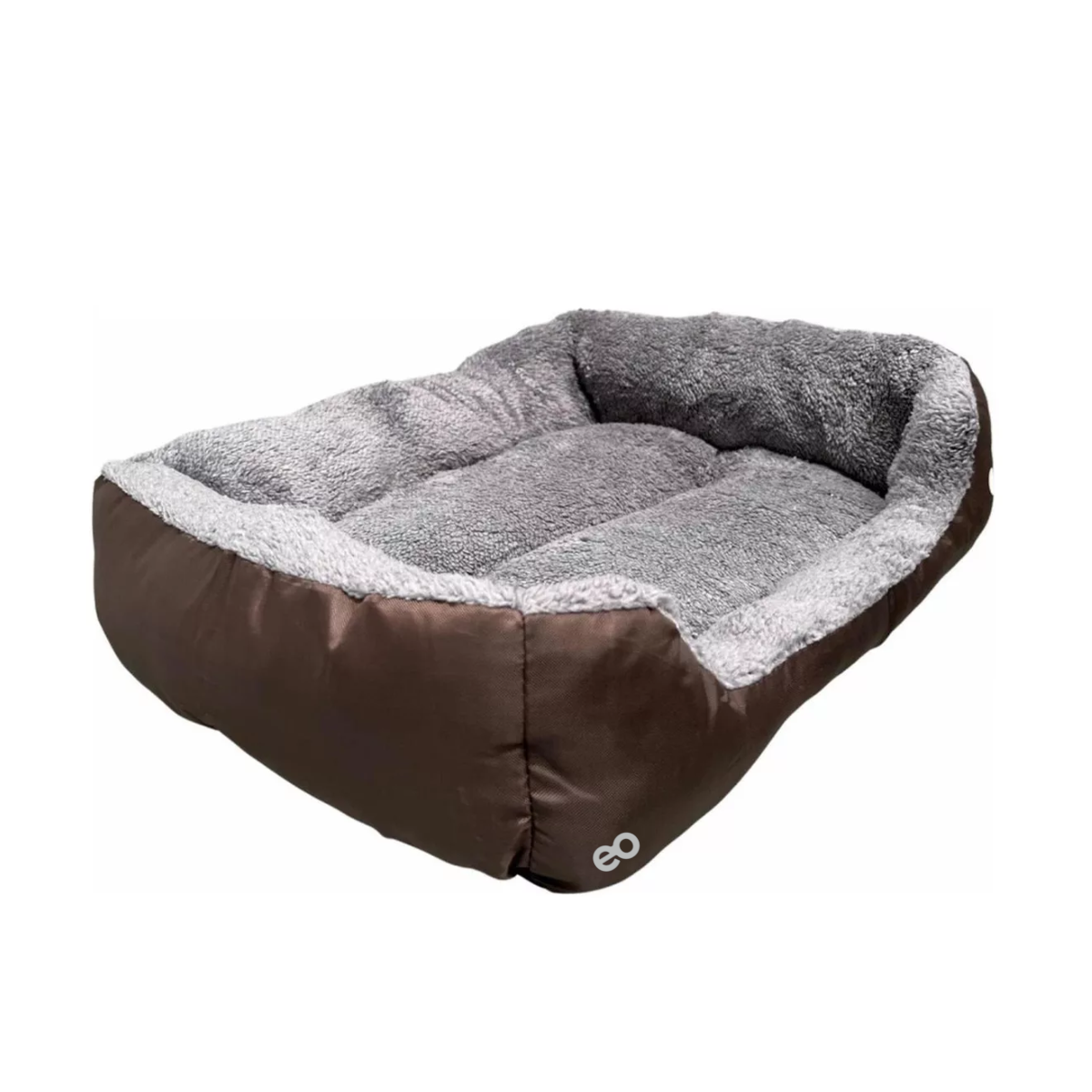 Cama Para Mascotas Talla Grande - Estampado Huella Eo Safe Imports Esi-8973-1 Marron