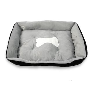 Foto 1 | Cama Rectangular Para Mascotas, Grande, Negro 70x55 Cm