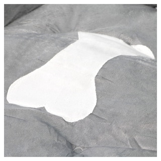 Foto 2 | Cama Rectangular Para Mascotas Chica, Negro 50x40 Cm – Confort Y Estilo Para Tu Compañero