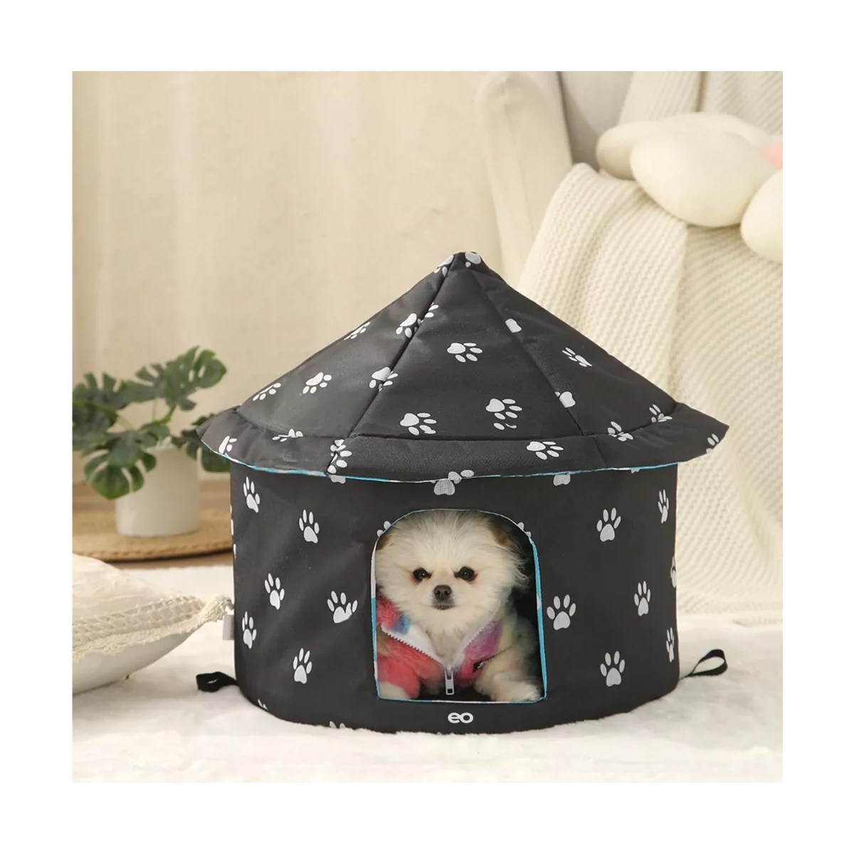Foto 3 pulgar | Nido Impermeable Desmontable Para Mascotas Eo Safe Imports Esi-14717-1 Negro