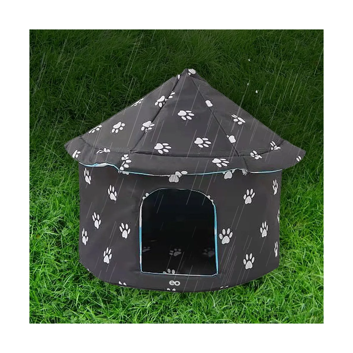 Foto 4 pulgar | Nido Impermeable Desmontable Para Mascotas Eo Safe Imports Esi-14717-1 Negro