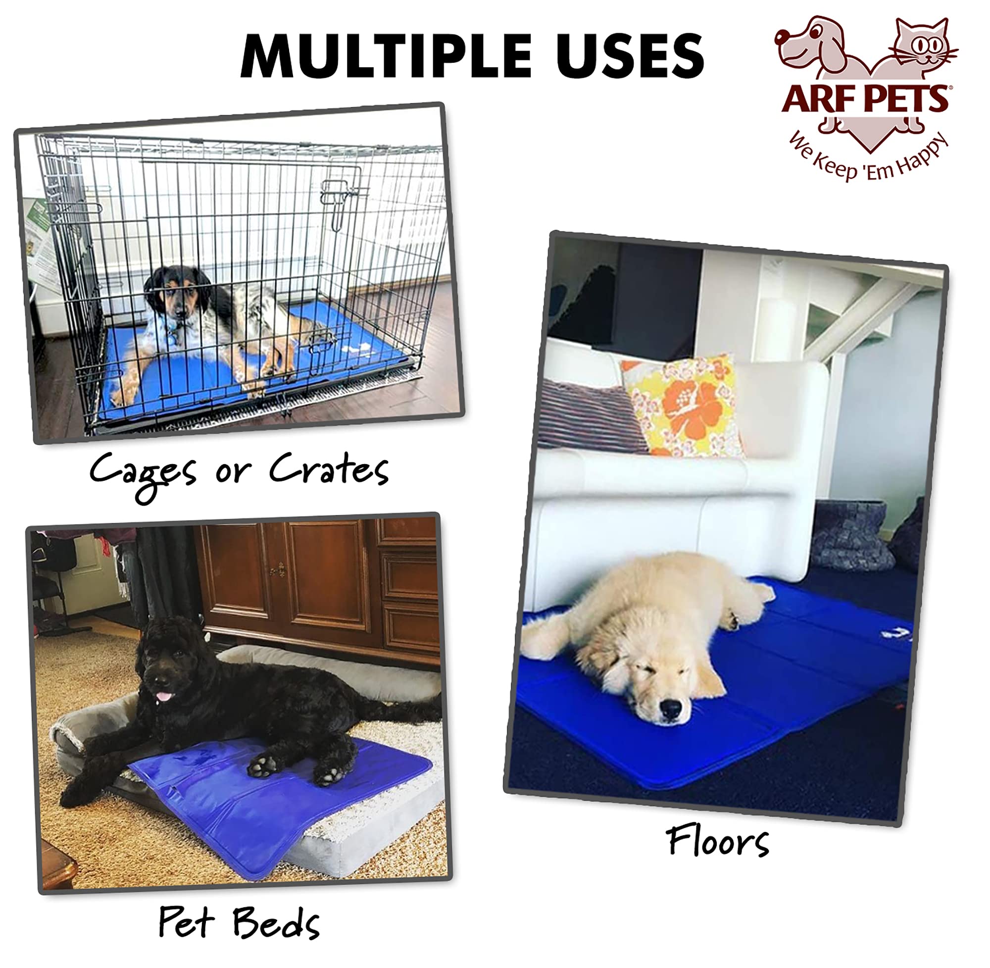 Foto 4 pulgar | Alfombrilla Refrescante Para Perros Arf Pets, 60 X 90 Cm, Casetas Y Camas - Venta Internacional.