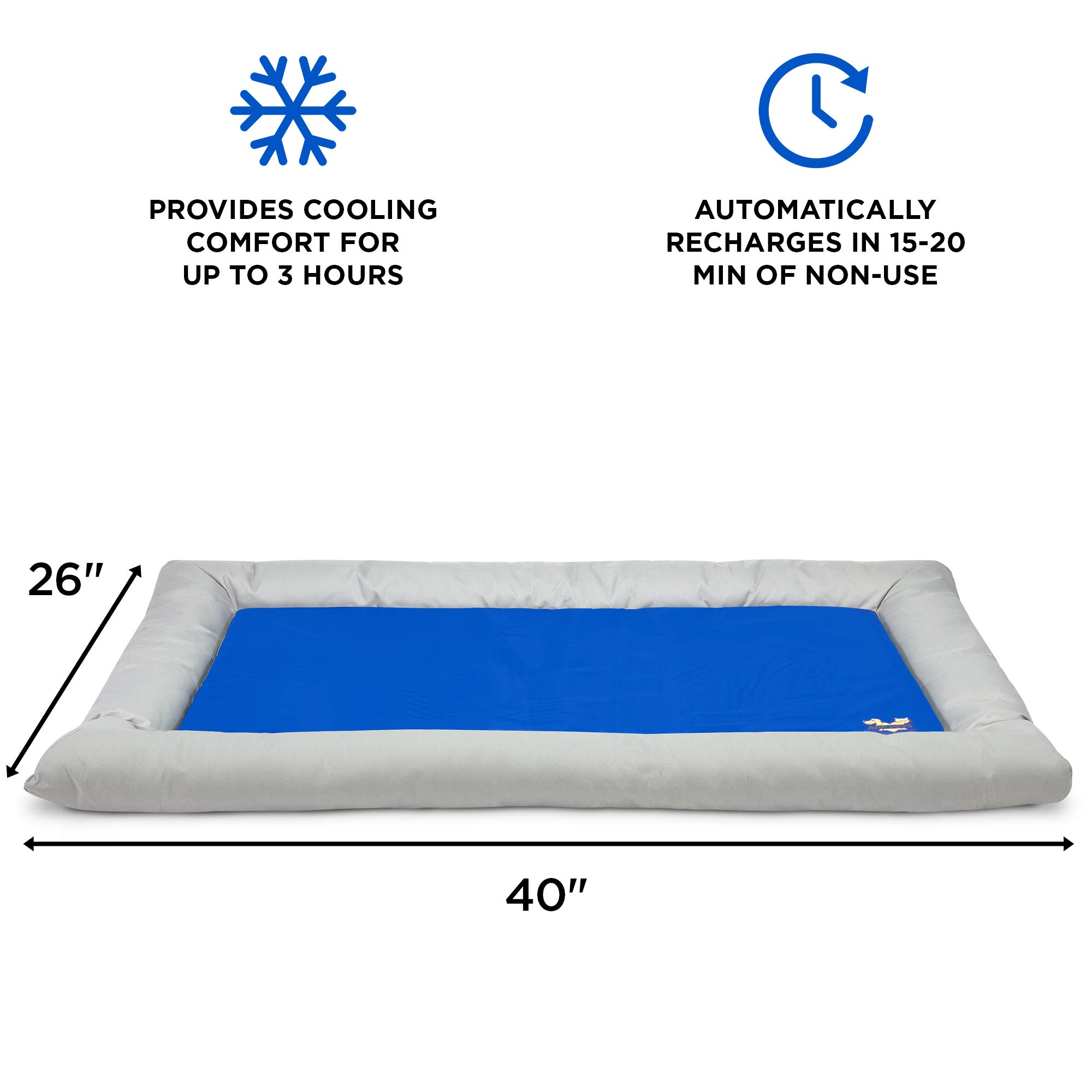 Foto 4 pulgar | Cama Refrescante Para Perros Arf Pets, Alfombrilla Autoenfriable De Gel Sólido, 26 X 40 Pulgadas - Venta Internacional.