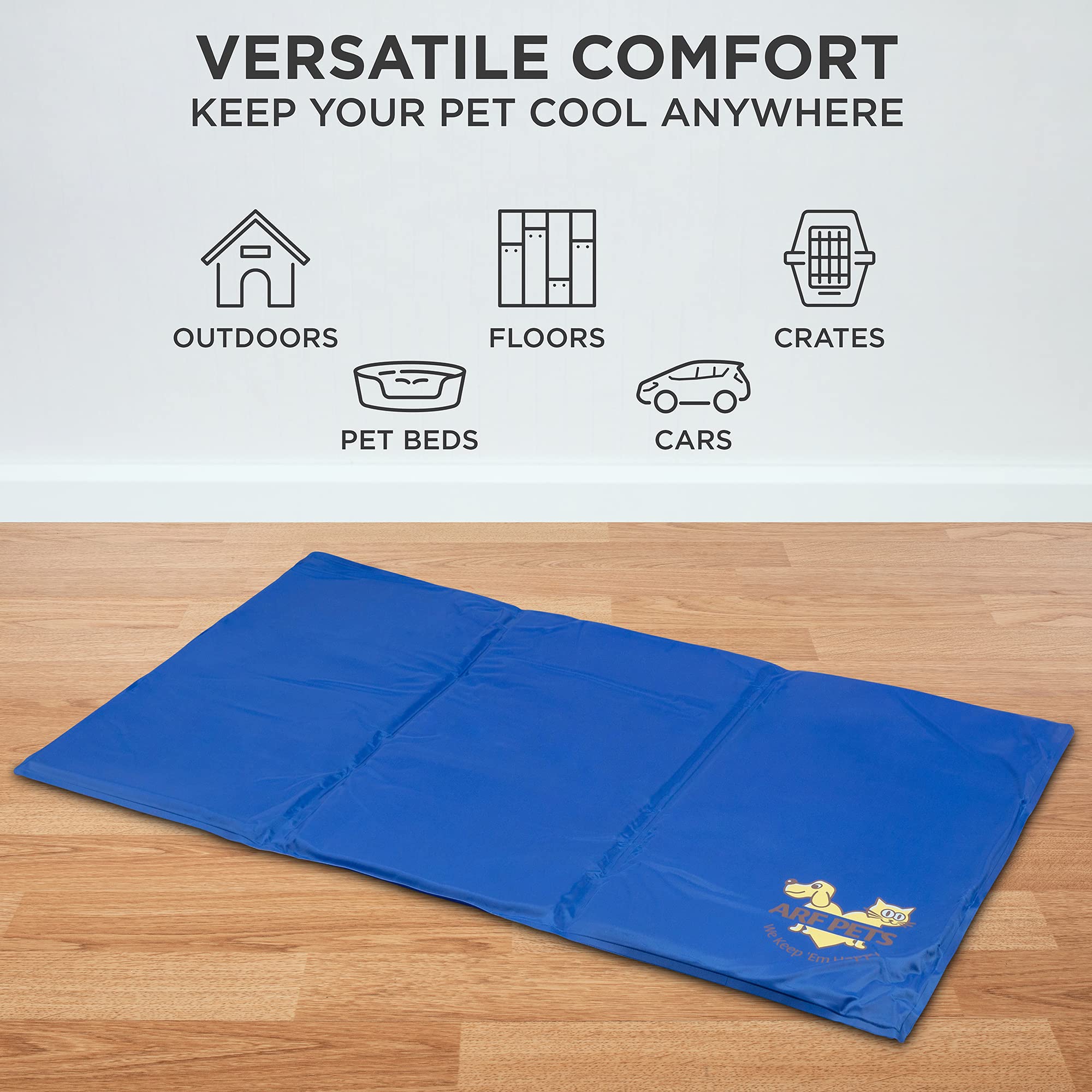 Foto 5 | Alfombrilla De Refrigeración Arf Pets Para Mascotas, Jaulas Y Camas - Venta Internacional.