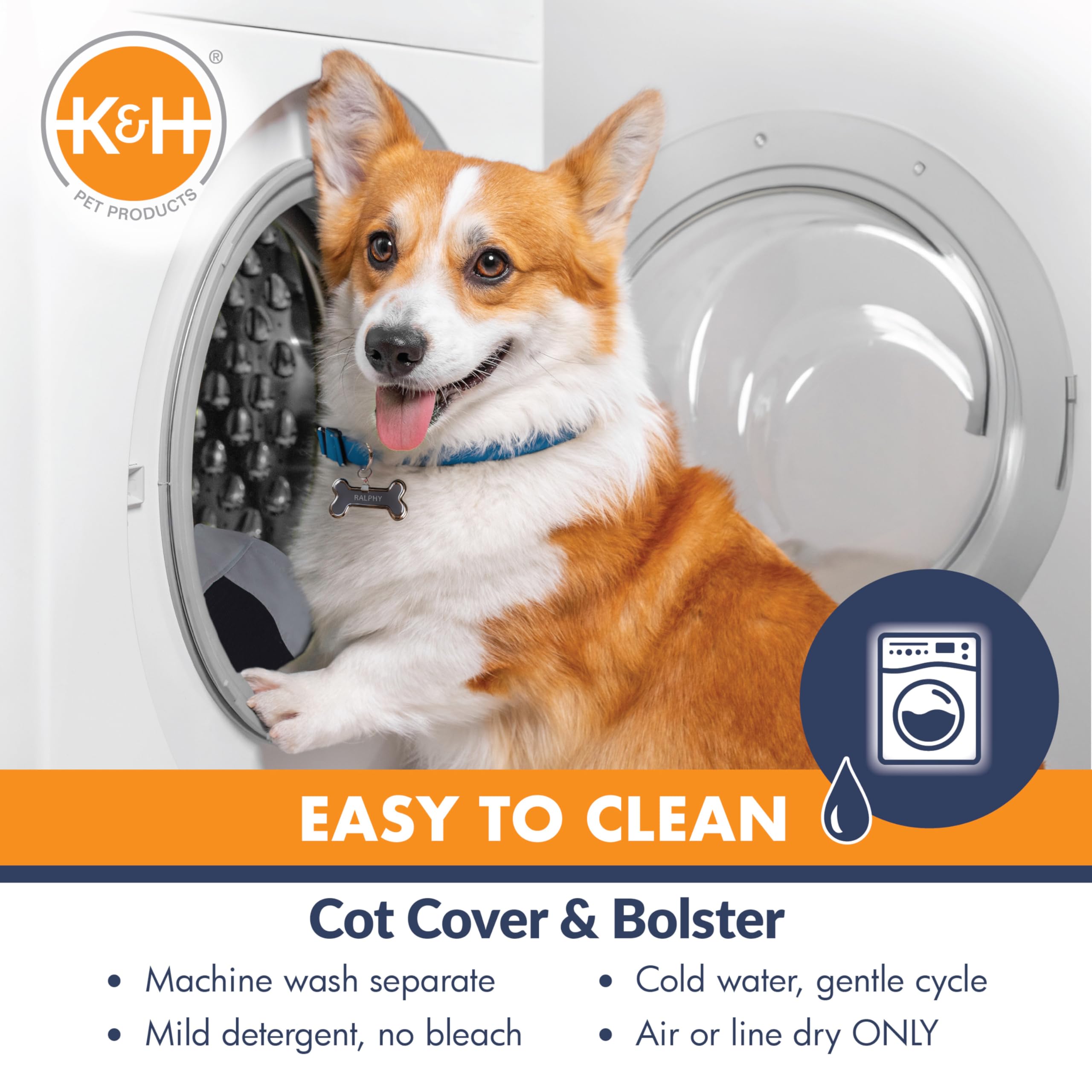 Foto 8 pulgar | Cama Para Perros K&h Pet Products Bolster, Cuna Para Perros, Refrigeración Interior Y Exterior - Venta Internacional.