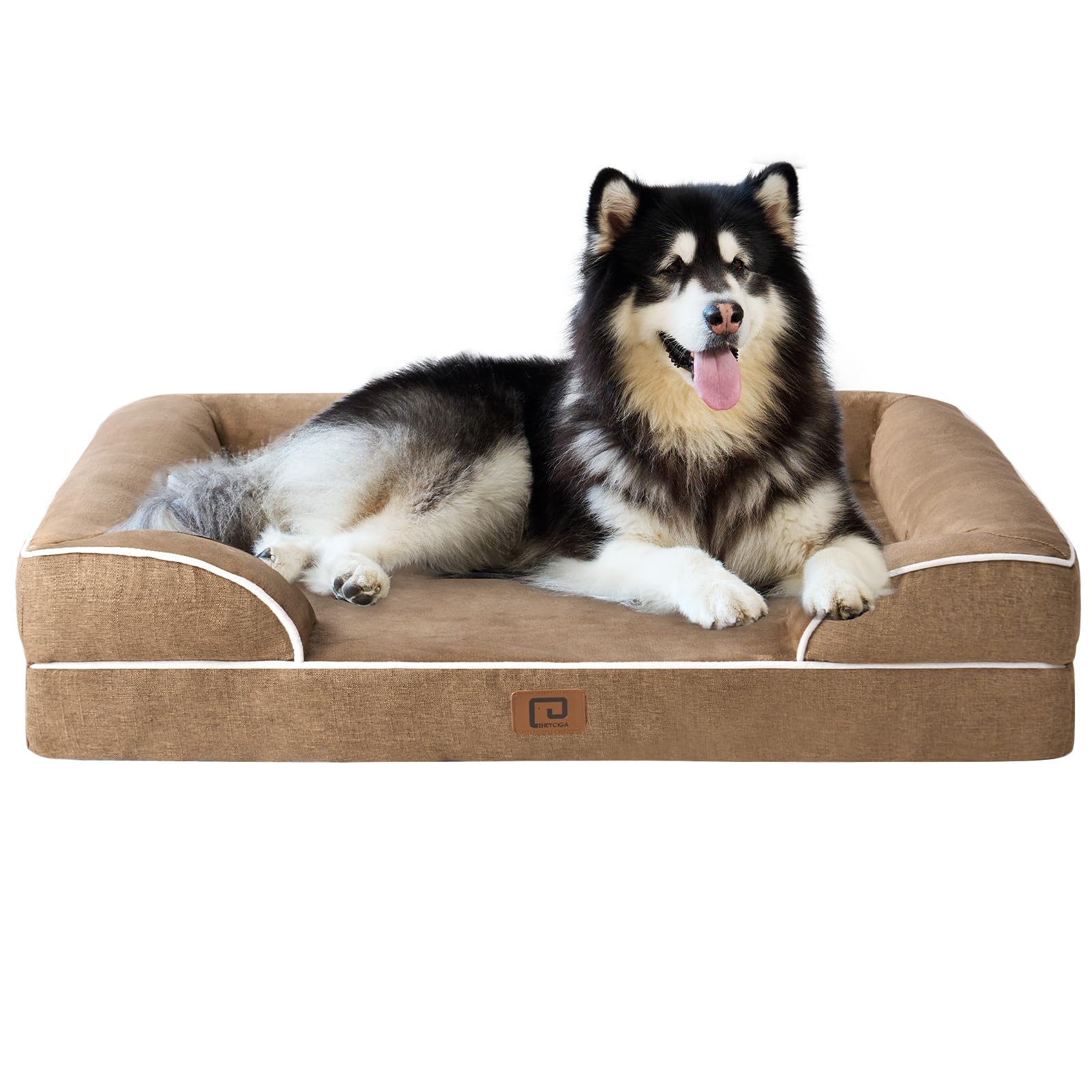 Cama Para Perros Eheyciga Orthopaedic Xl, Impermeable, De Espuma Viscoelástica, Color Camel - Venta Internacional.