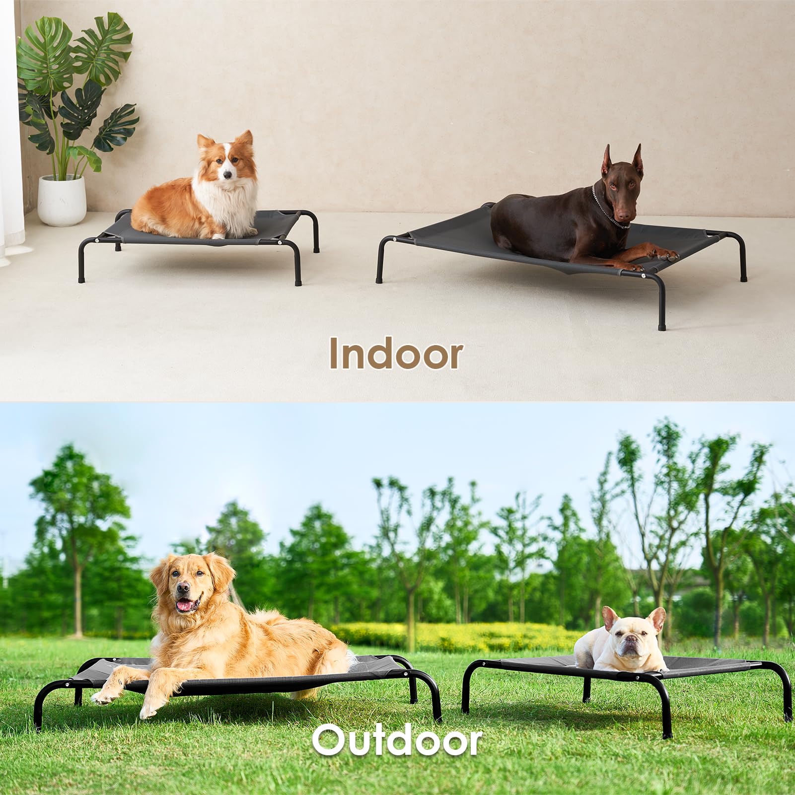 Foto 7 pulgar | Cuna Elevada Para Perros Eheyciga Para Perros Grandes De 35 A 125 Libras - Venta Internacional.