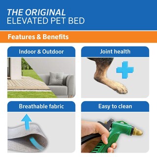 Foto 3 | Cama Refrescante Para Perros Y Gatos Coolaroo, Tamaño Grande, Color Bronce - Venta Internacional.