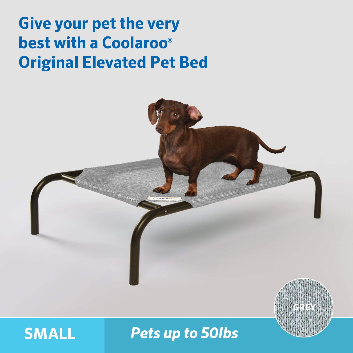 Foto 3 pulgar | Cama Para Perros Coolaroo Coolaroo Elevated, Pequeña, Gris - Venta Internacional.