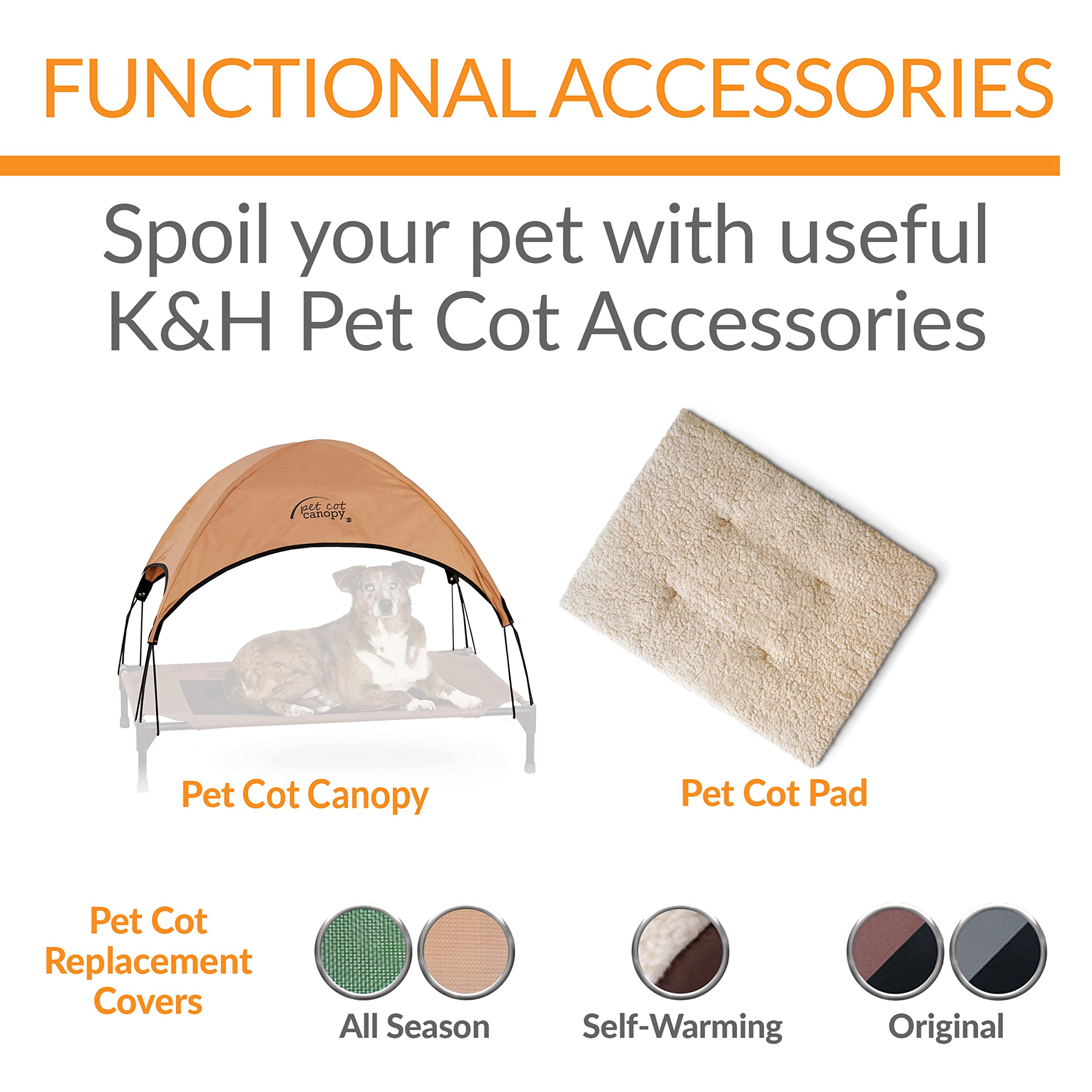 Foto 7 pulgar | Cama Para Perros K&h Pet Products Bolster, Cuna Para Perros, Refrigeración Interior Y Exterior - Venta Internacional.