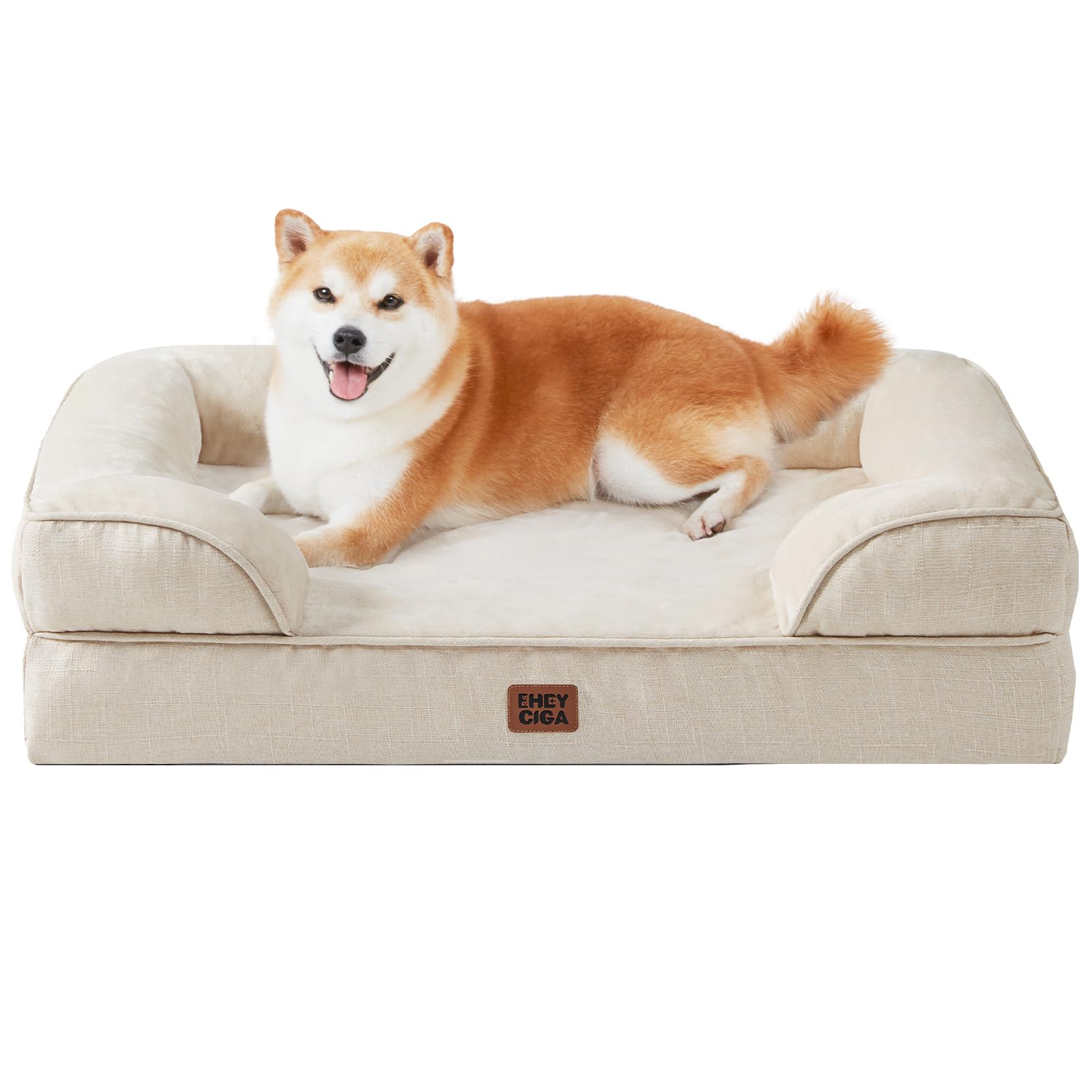 Cama Ortopédica Para Perros Eheyciga De Espuma Viscoelástica Impermeable Para Perros Grandes - Venta Internacional.