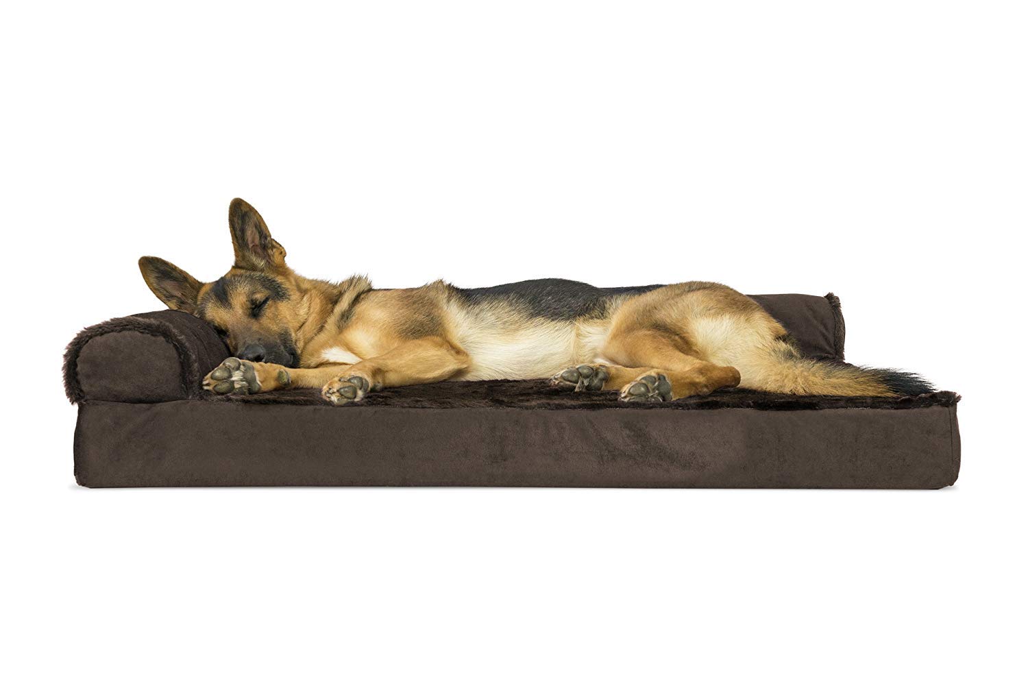 Foto 2 pulgar | Cama Ortopédica Furhaven De Felpa Y Terciopelo Para Perros Grandes - Venta Internacional.