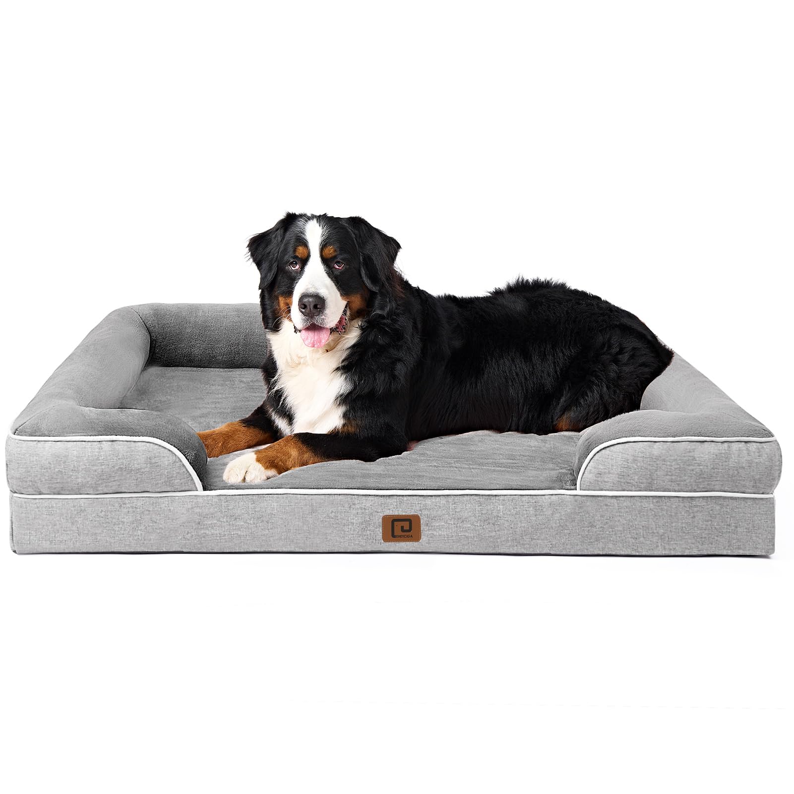 Cama Para Perros Eheyciga Orthopedic Xl, Impermeable, Viscoelástica, Gris - Venta Internacional.