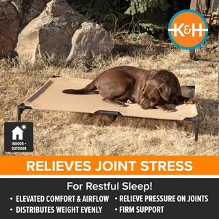 Foto 3 | Cuna Para Perros K&h Pet Products, Cama De Refrigeración Elevada Para Exteriores, Tamaño M - Venta Internacional.